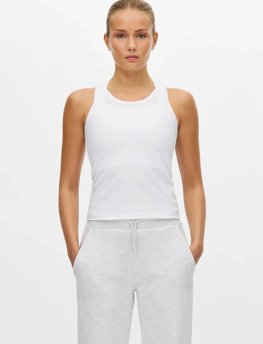 Röhnisch - Rib Drymotion Singlet - tank tops - white - 0