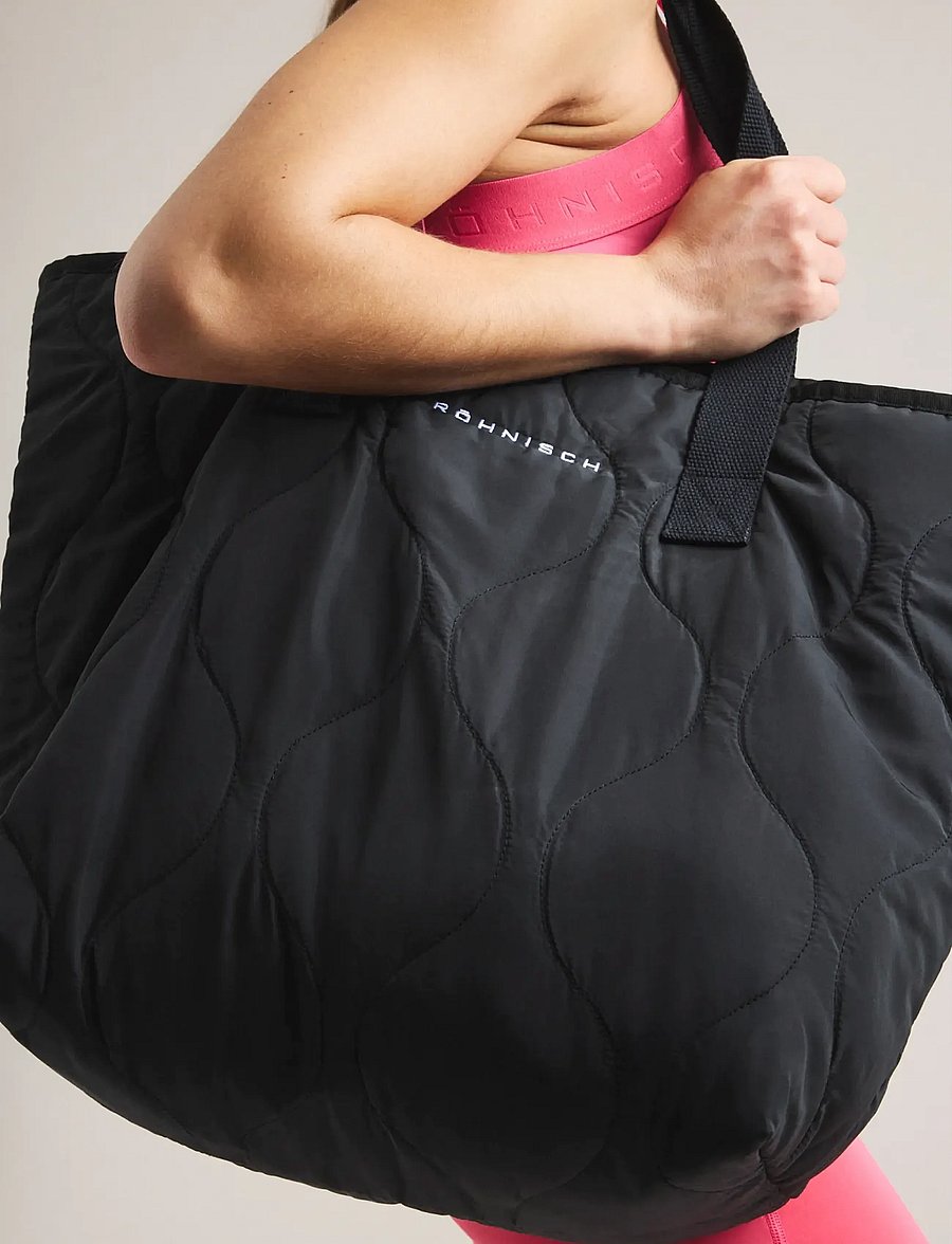 Röhnisch - Quilt Tote Bag - totes - black - 0