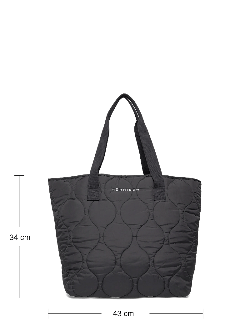 Röhnisch - Quilt Tote Bag - kotid - black - 5