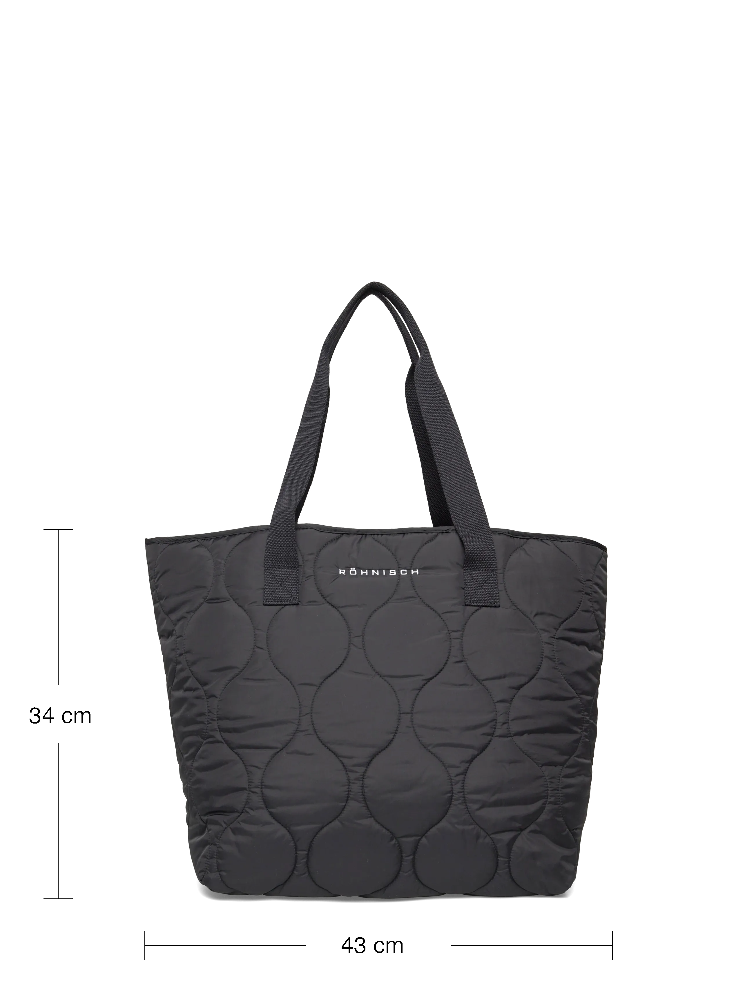 Röhnisch - Quilt Tote Bag - totes - black - 5