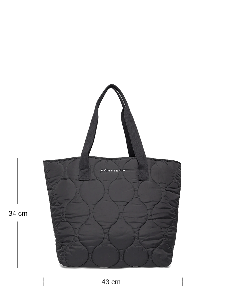 Röhnisch - Quilt Tote Bag - totes - black - 5