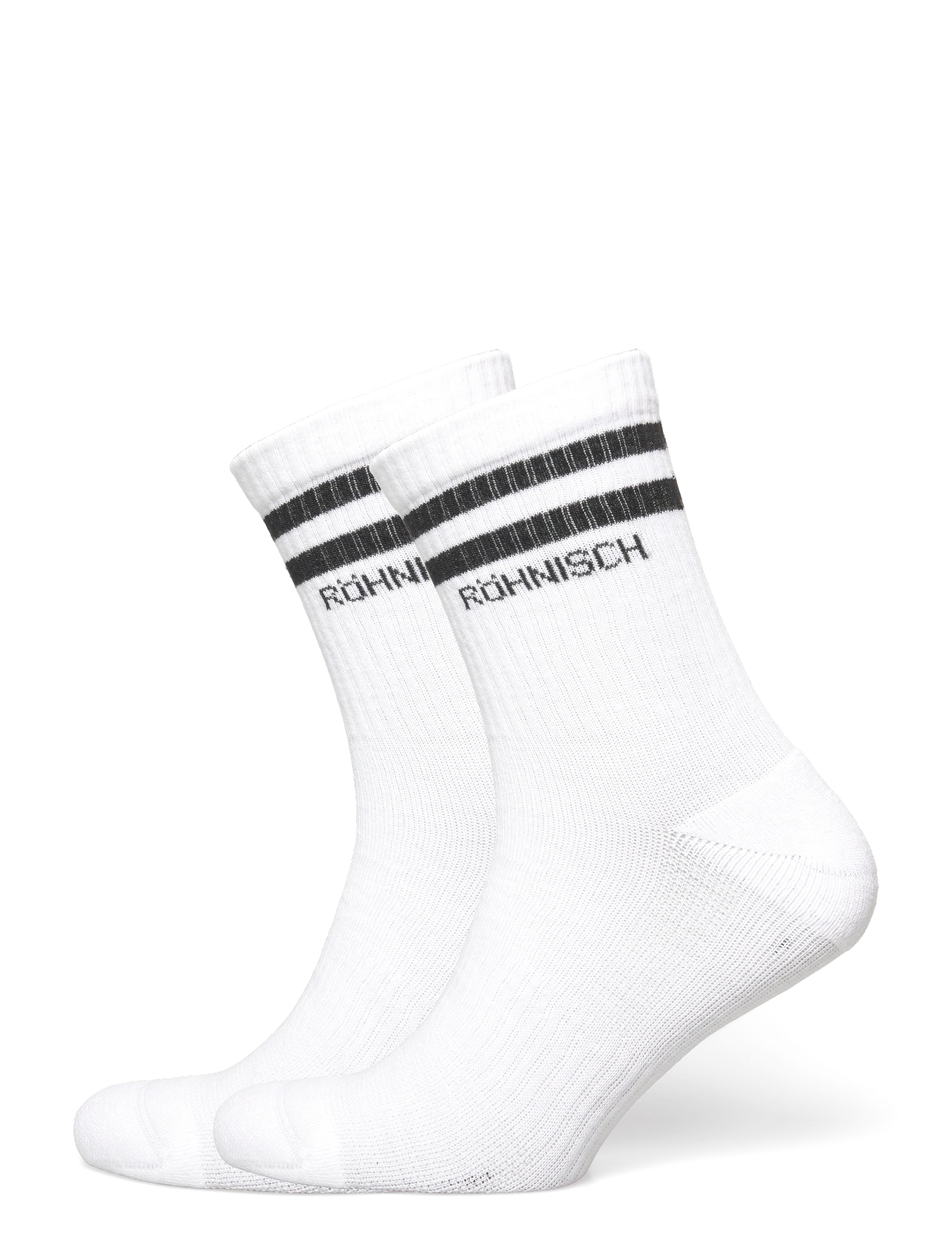 Röhnisch 2-pack Sporty Sock - Undertøj - WHITE / white