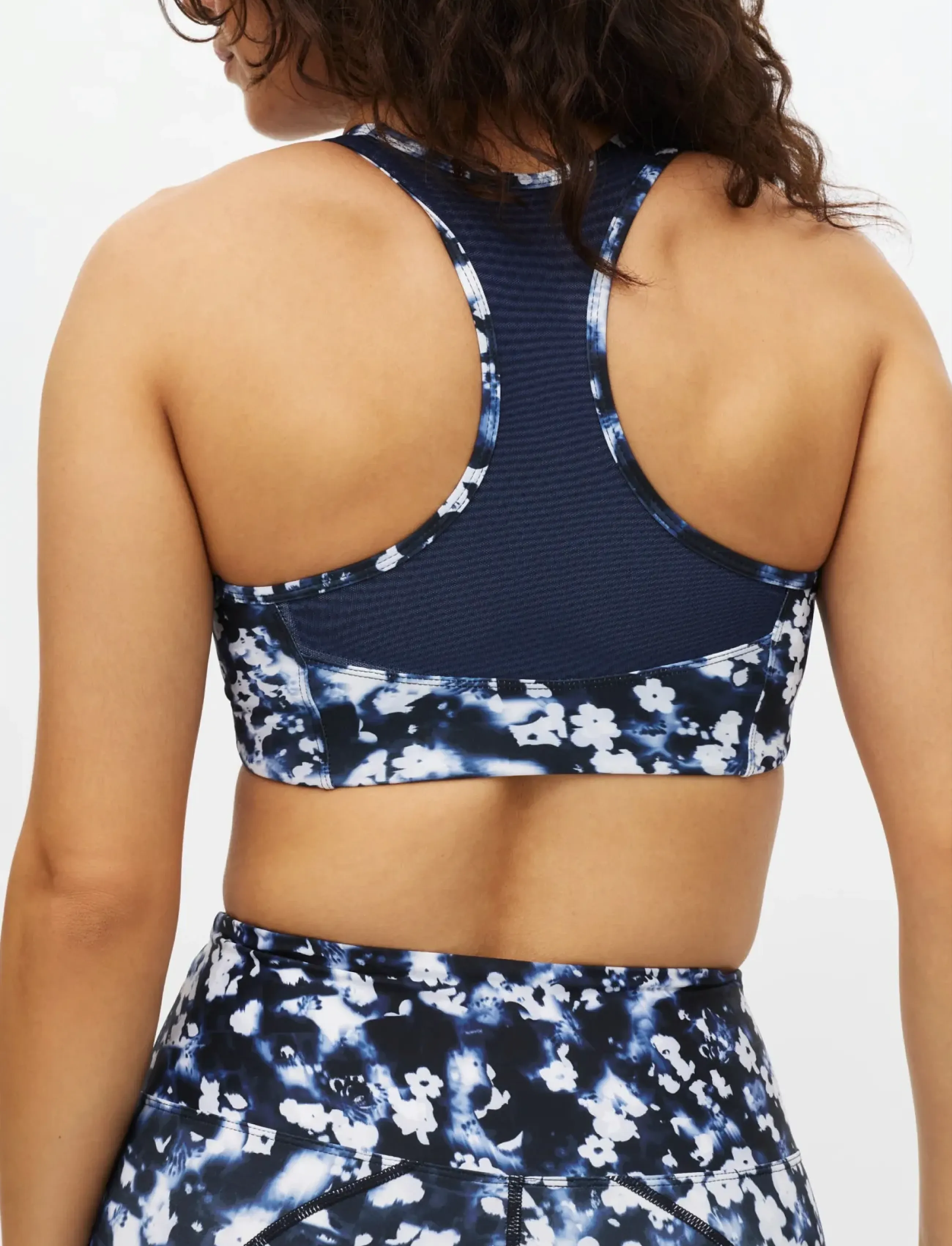 Röhnisch - Printed Mesh Sportsbra - urheiluliivit - indigo bloom - 3