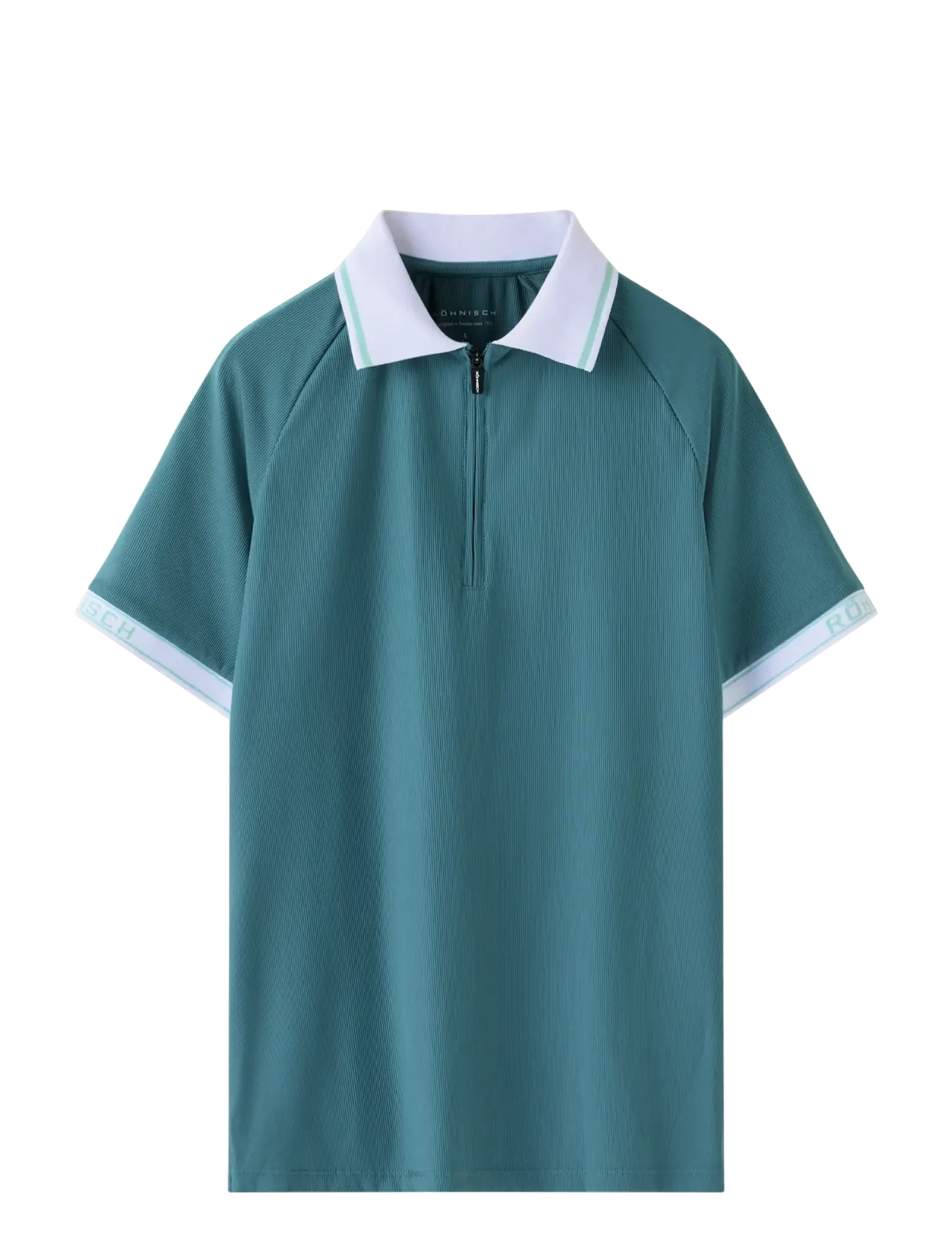 Röhnisch Rib poloshirt - Polosärgid - HYDRO / green
