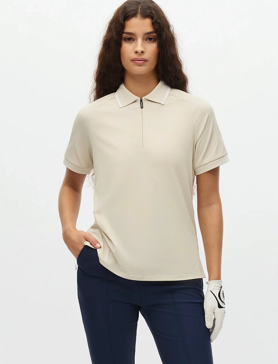 Röhnisch - Rib poloshirt - polos - oatmeal - 0