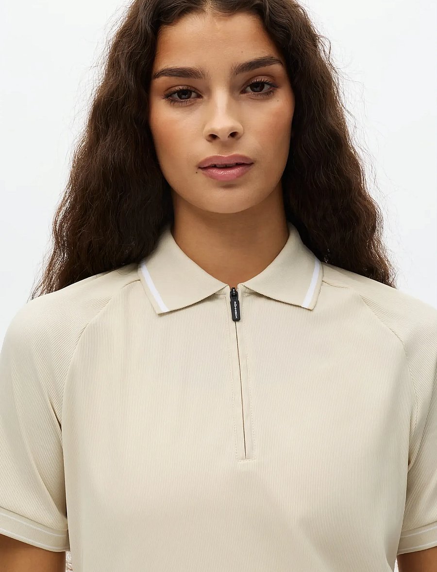 Röhnisch - Rib poloshirt - polos - oatmeal - 2
