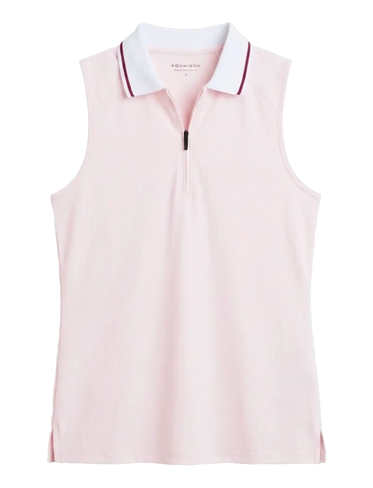 Röhnisch Rib sleeveless poloshirt - Riided - CRADLE PINK / pink/rose