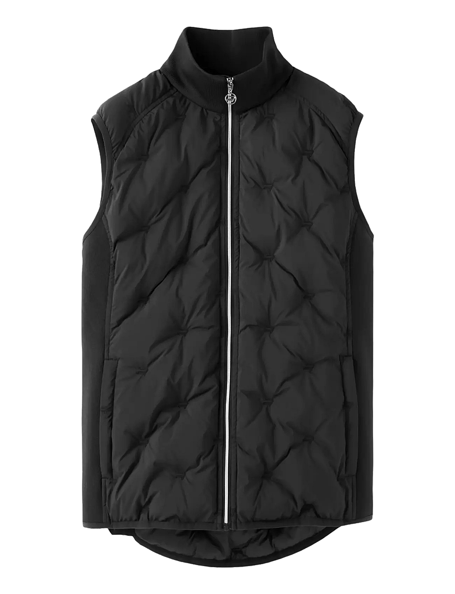 Röhnisch - Padded windbreaker vest - ytterkläder - black - 1