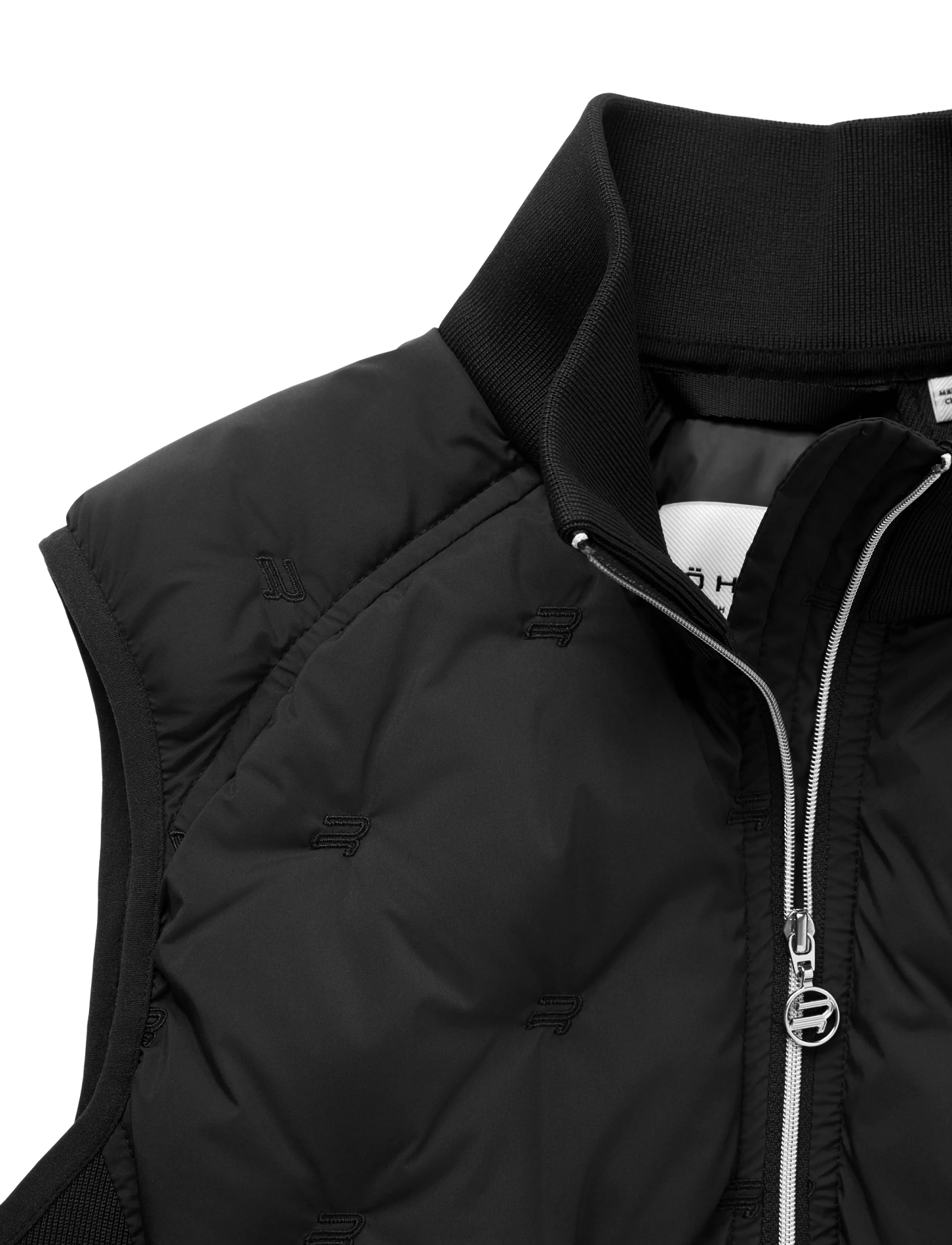 Röhnisch - Padded windbreaker vest - ytterkläder - black - 3