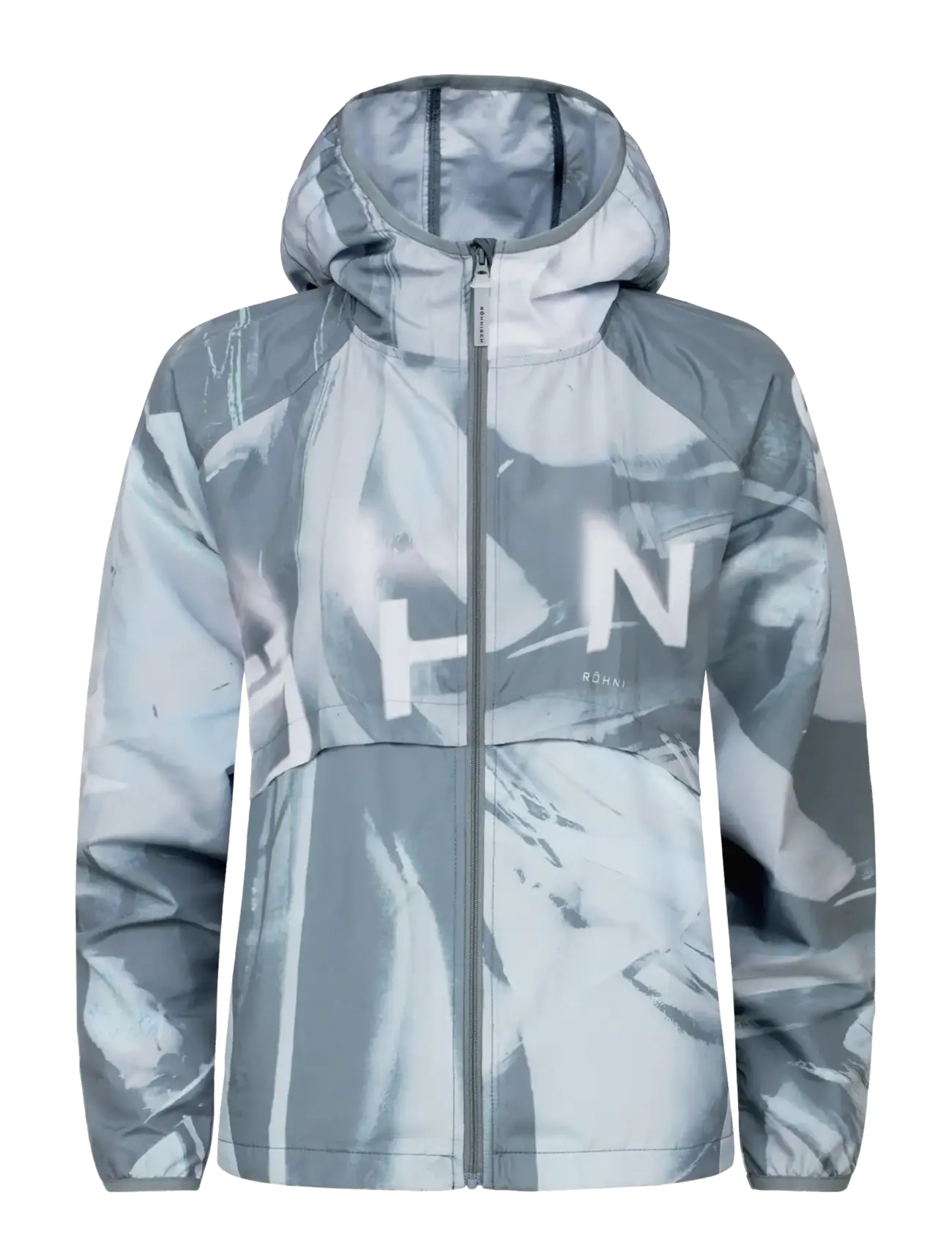 Röhnisch Wind Shield Run Jacket - Jacken - NEON SPRINT / grey