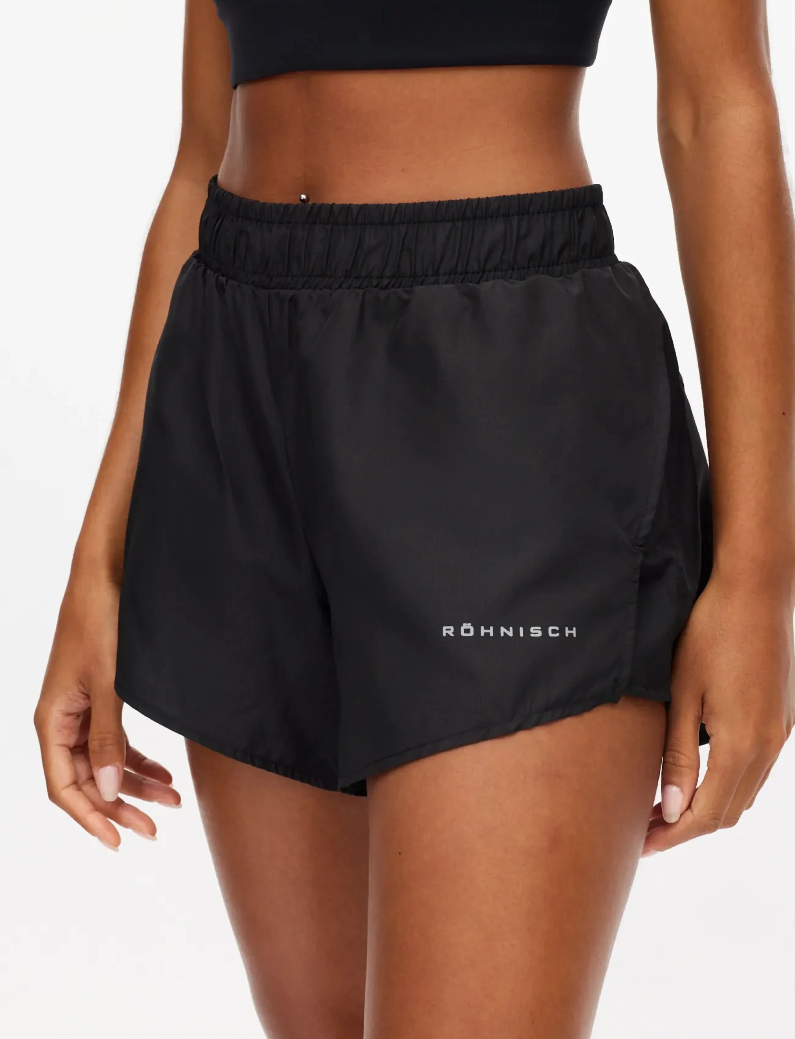 Röhnisch - Wind Shield Run Shorts - sporta šorti - black - 3