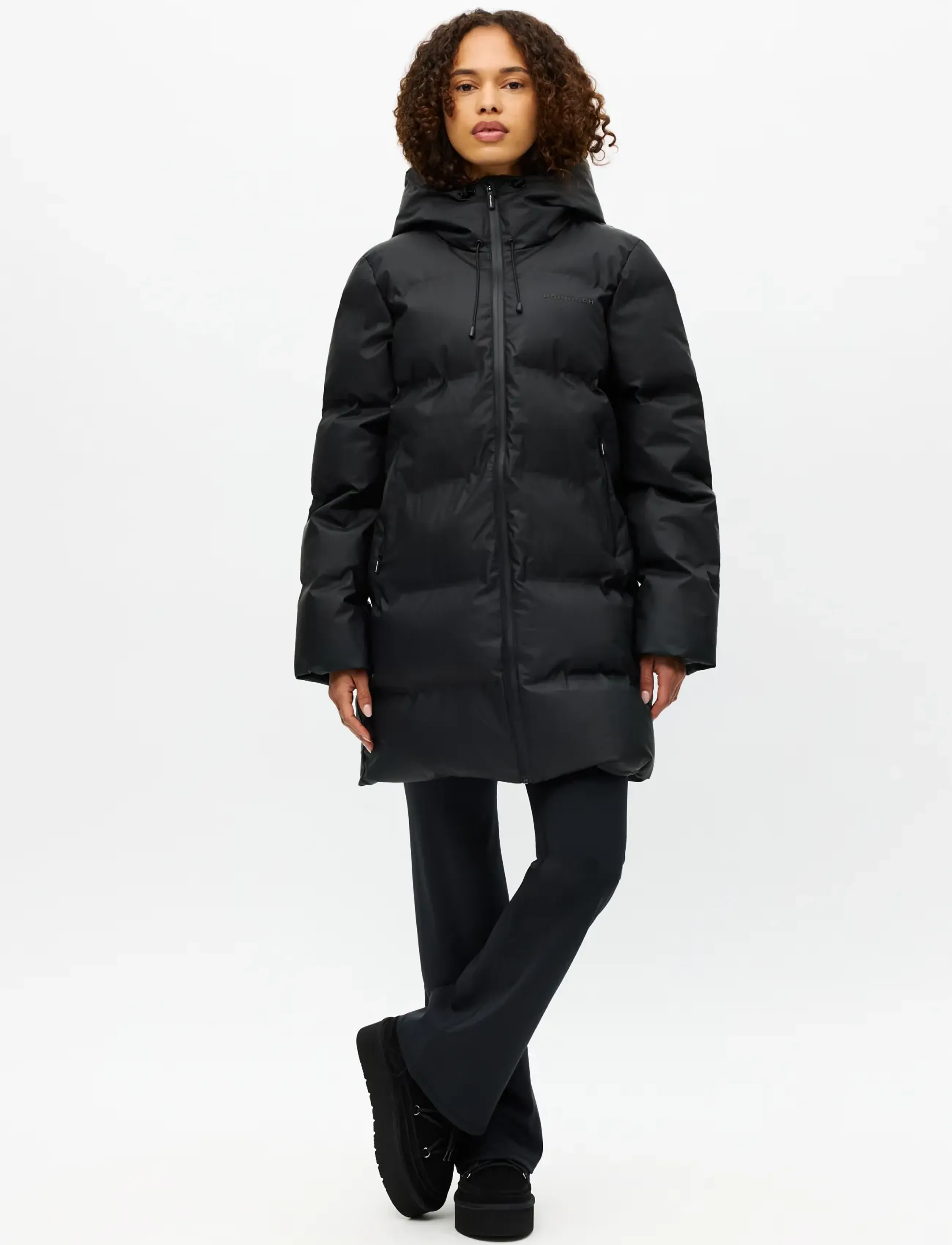 Röhnisch - Element shield padded mid coat - dunfrakker - black - 0