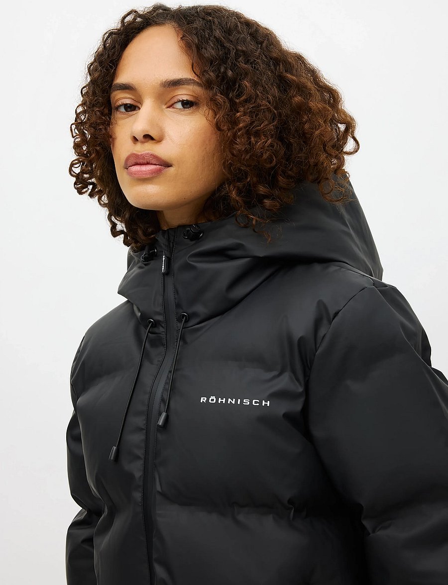 Röhnisch - Element shield padded mid coat - dunjackor - black - 2