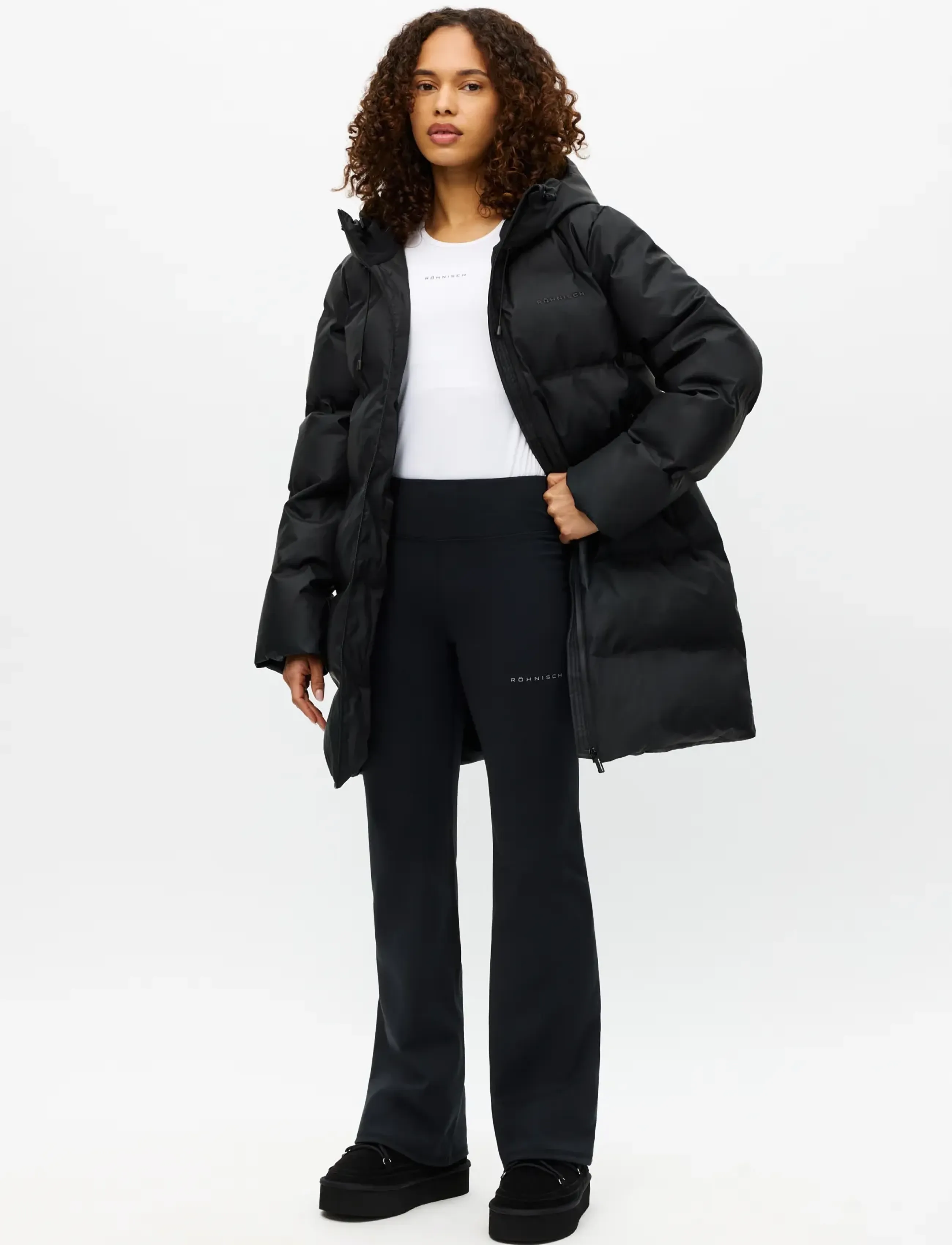 Röhnisch Element Shield Padded Mid Coat kappor & rockar dam – bild 3