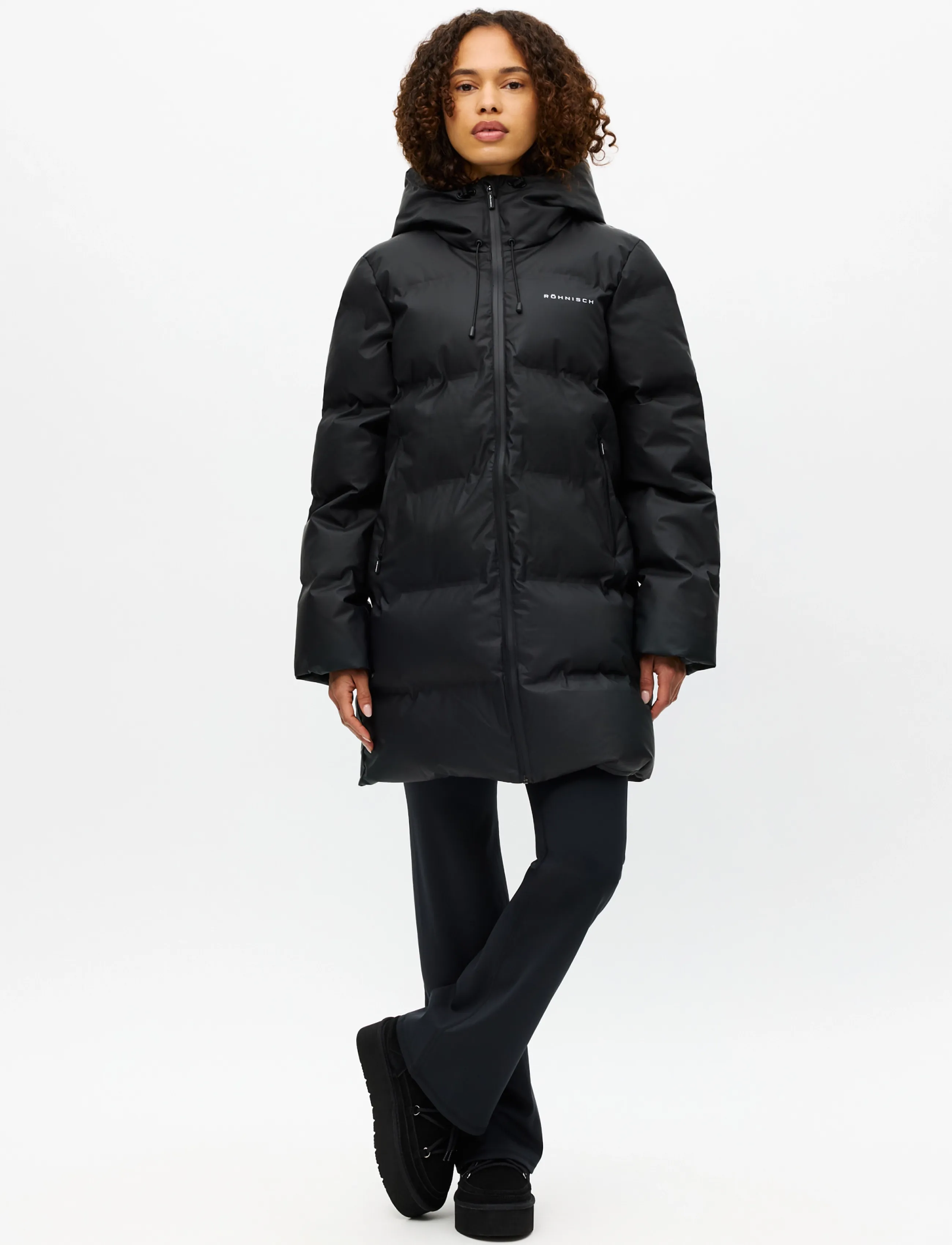 Röhnisch - Element shield padded mid coat - dunjackor - black - 3