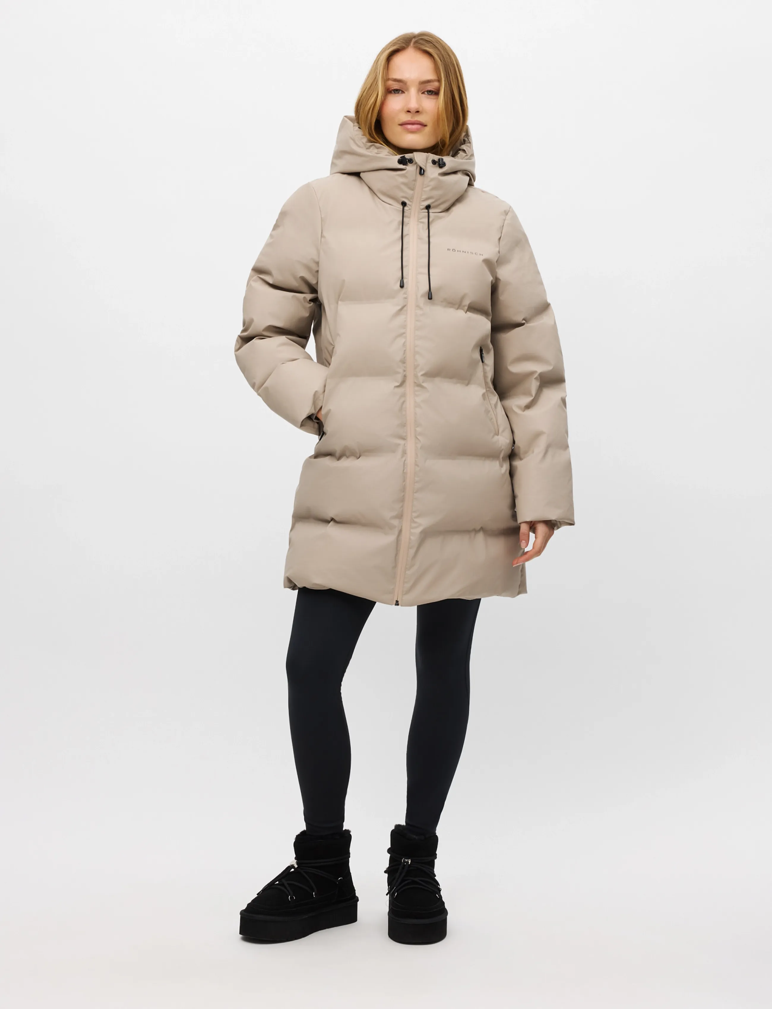 Röhnisch Element Shield Padded Mid Coat kappor & rockar dam – bild 3