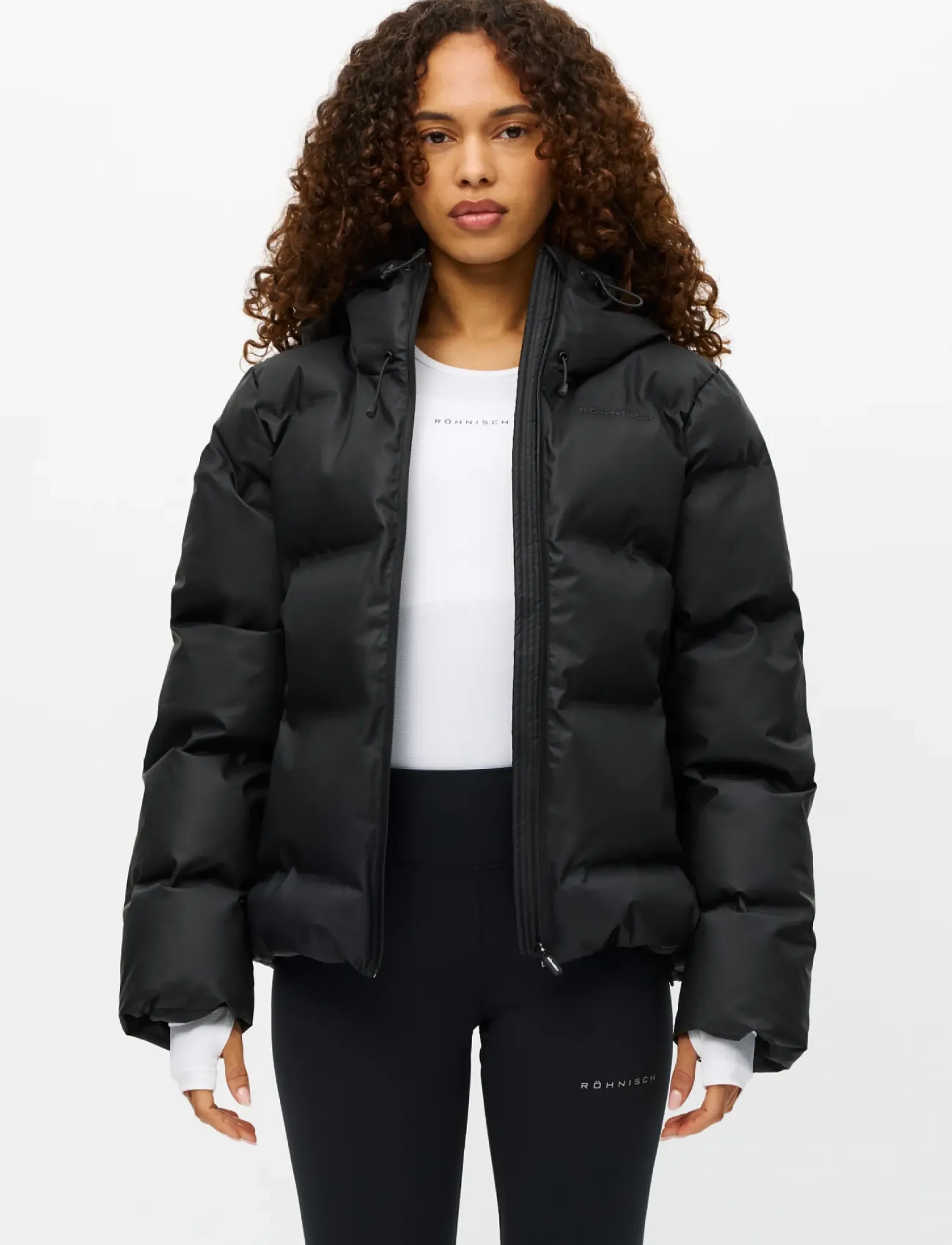 Röhnisch - Element shield padded jacket - sulejoped ja voodriga joped - black - 5