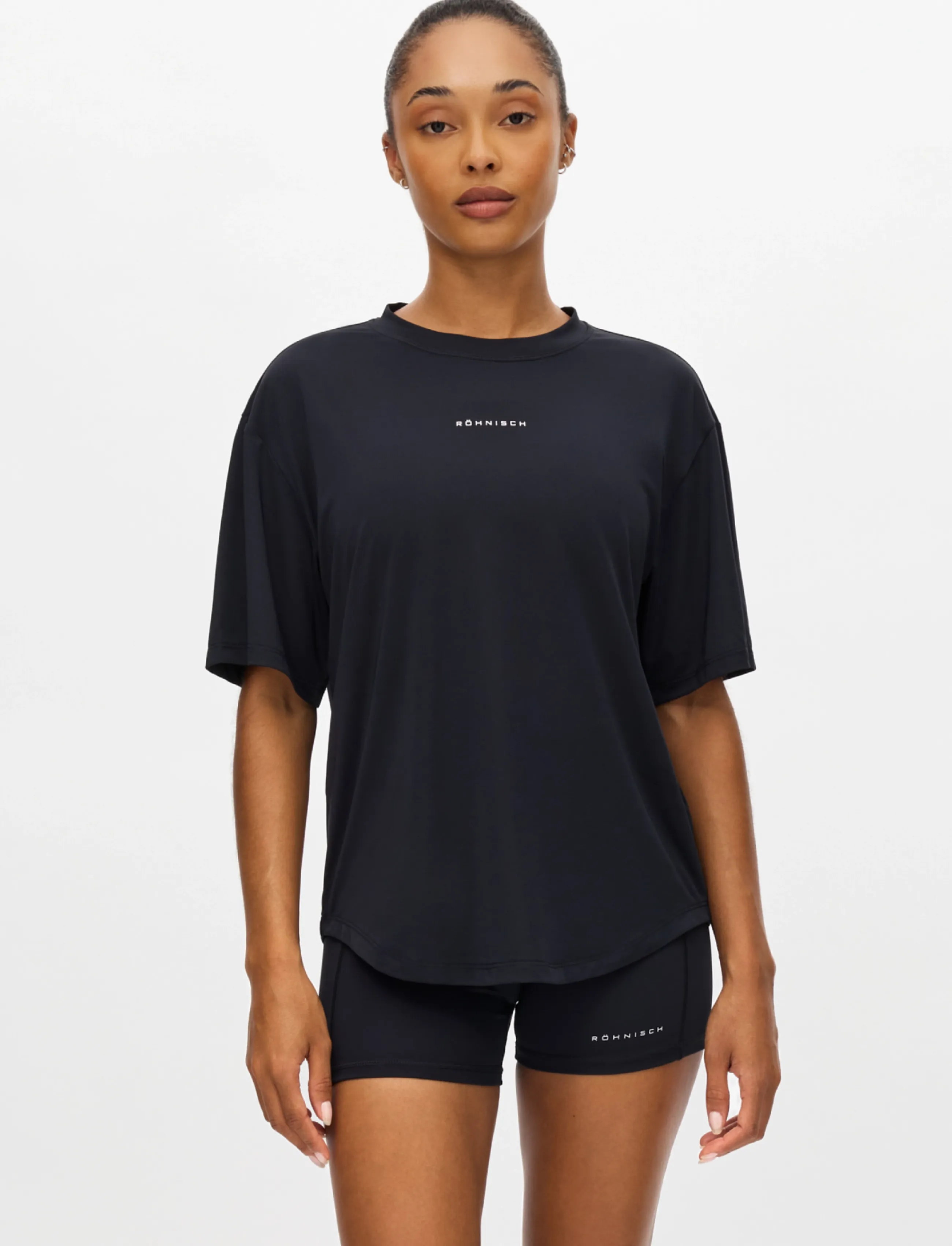 Röhnisch Enduro Relaxed Tee - T-Shirts & Tops - BLACK / black
