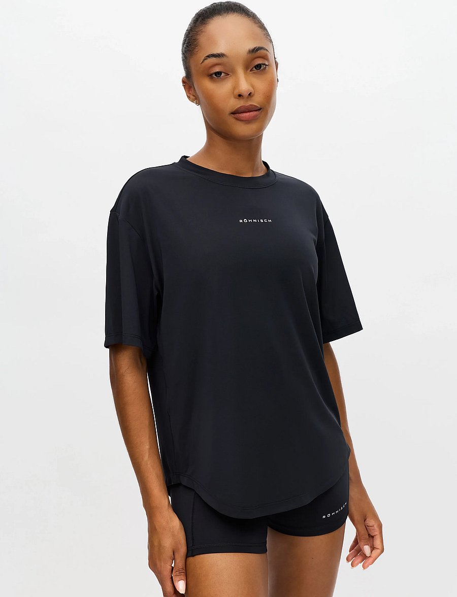 Röhnisch - Enduro Relaxed Tee - t-shirts - black - 4