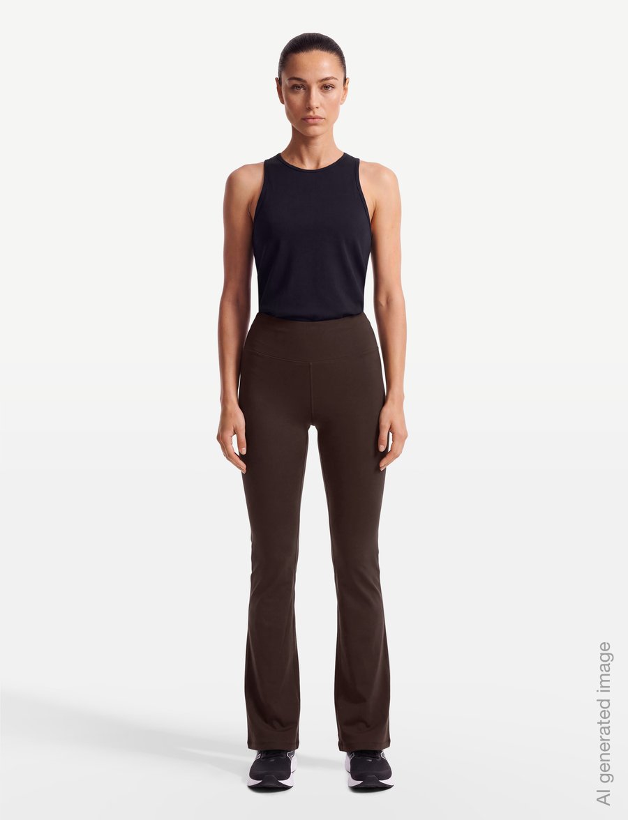 Röhnisch - Legacy Flare High Waist Tights - volle länge - java - 0