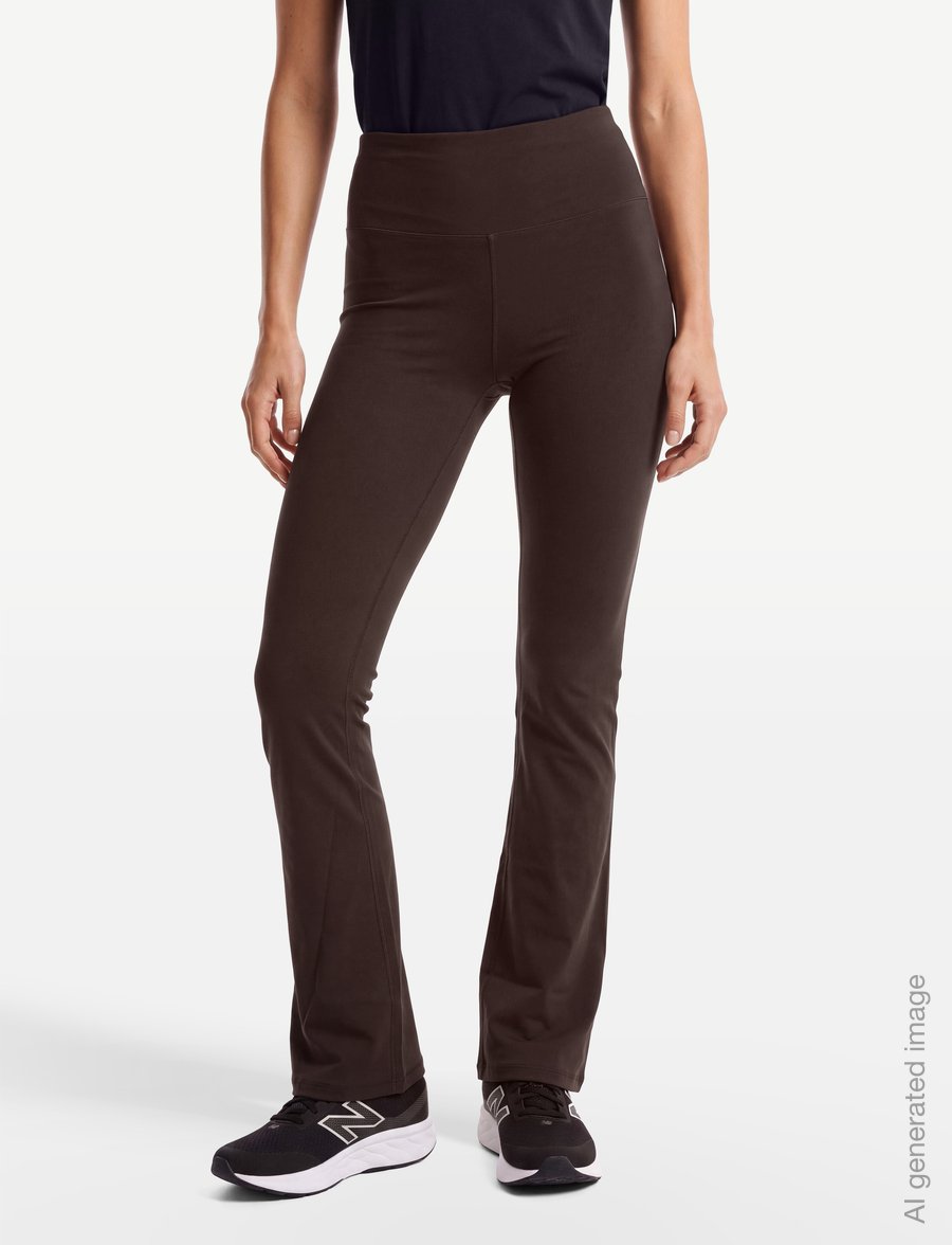 Röhnisch - Legacy Flare High Waist Tights - volle länge - java - 3