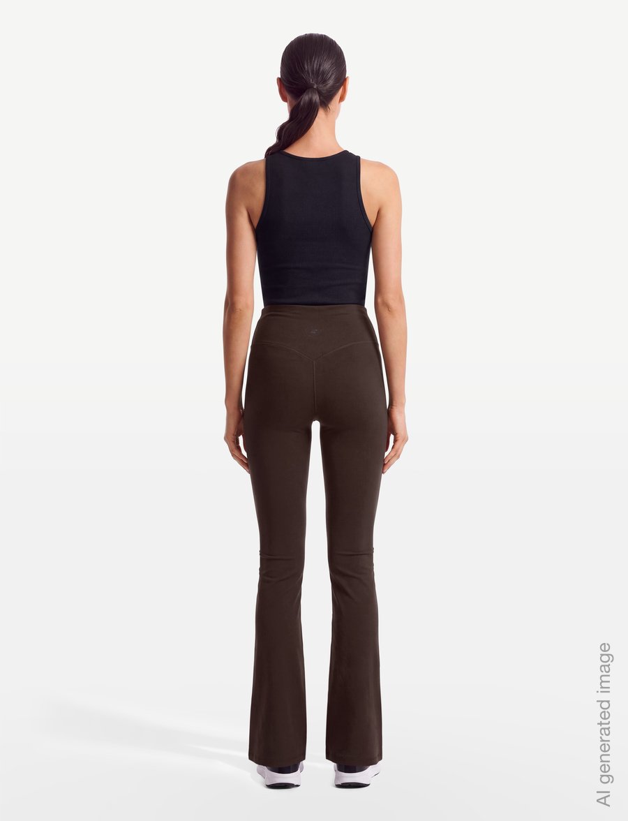 Röhnisch - Legacy Flare High Waist Tights - volle länge - java - 4