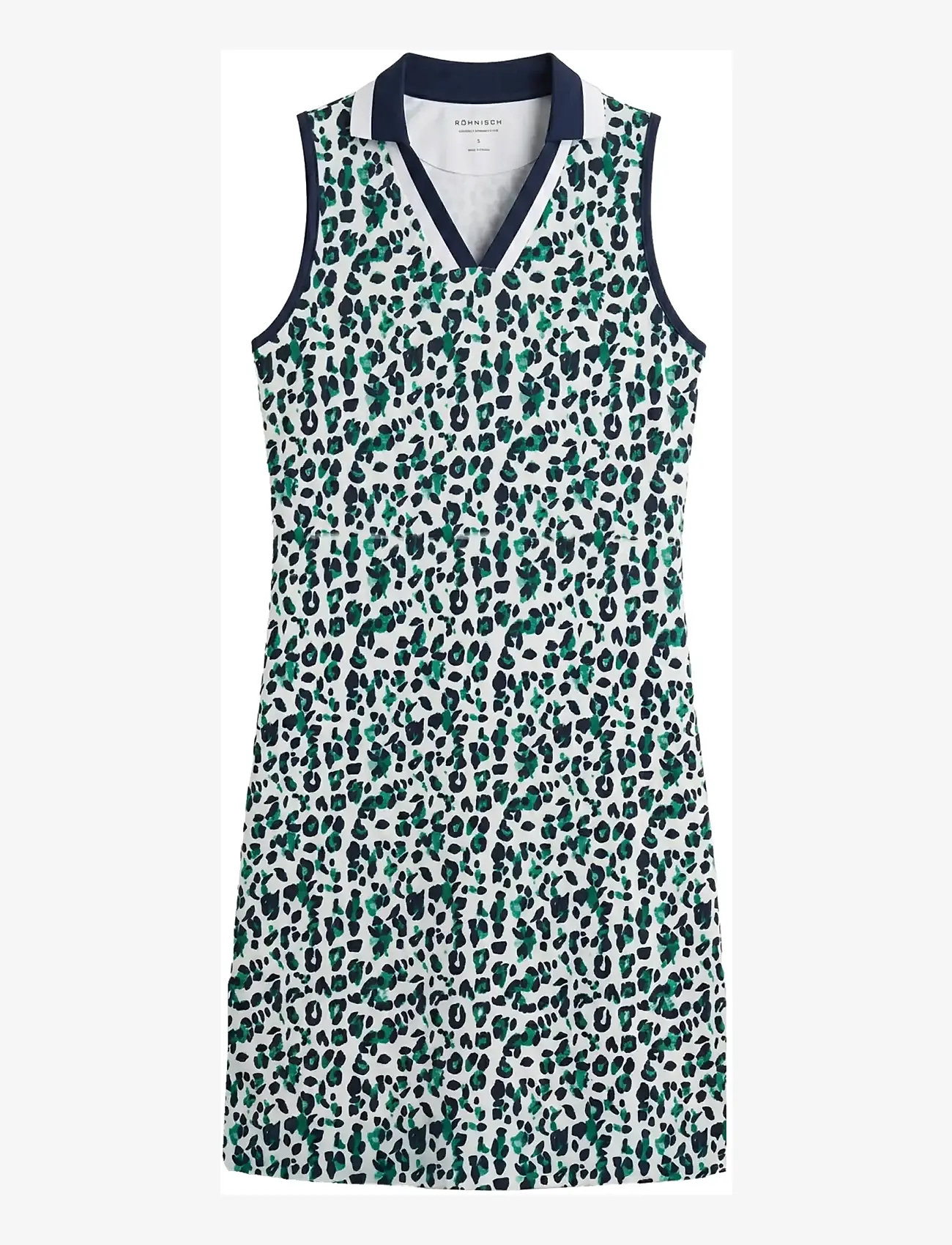 Röhnisch - Essential sleeveless dress - kleider & röcke - leo blue/green - 1