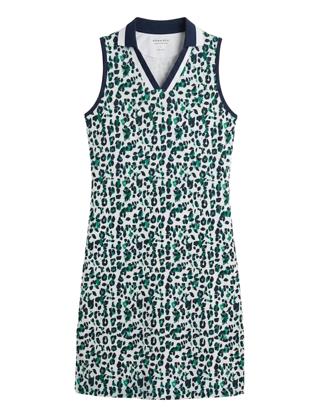 Röhnisch Essential sleeveless dress - Röhnisch - LEO BLUE/GREEN / green