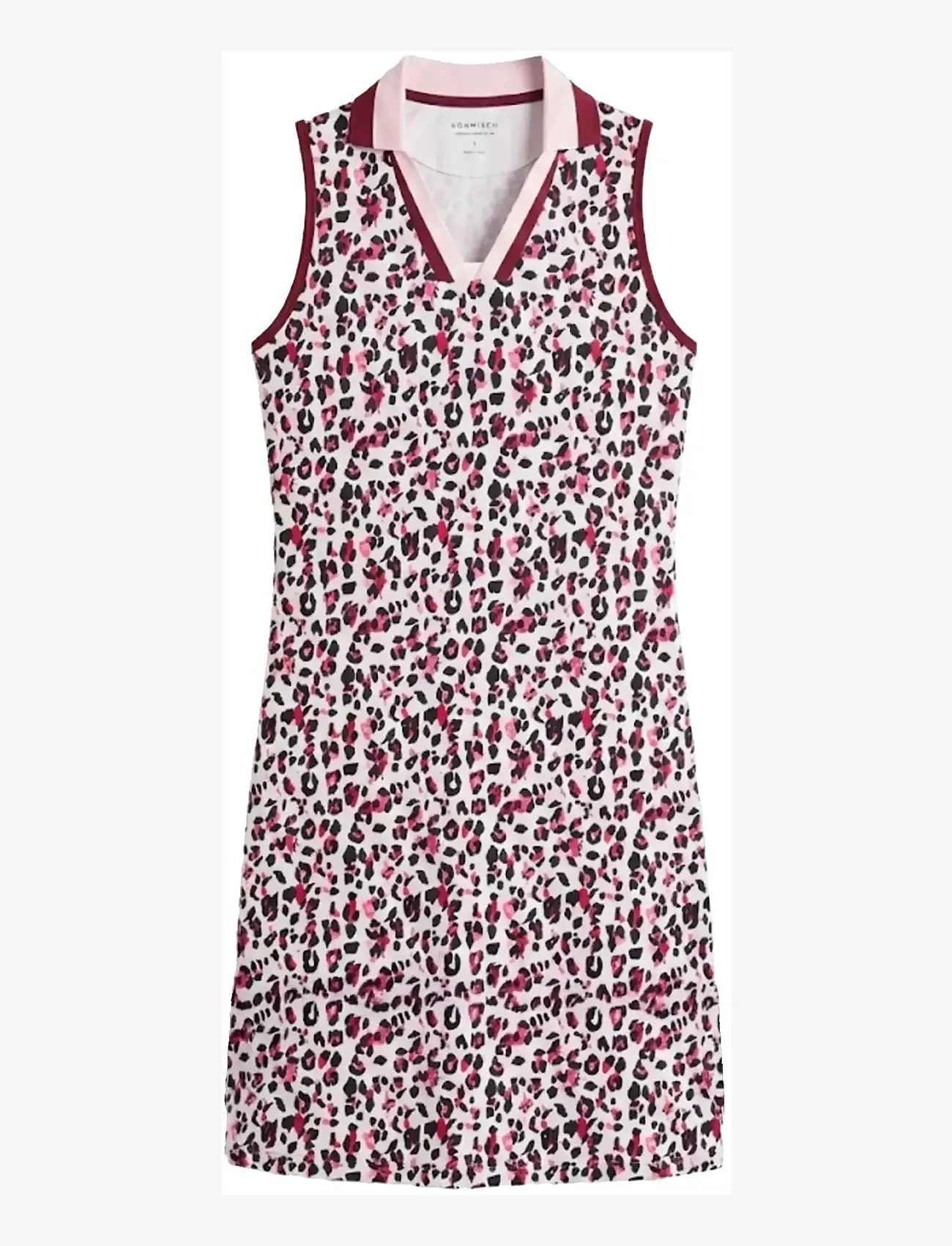 Röhnisch - Essential sleeveless dress - klänningar & kjolar - leo pink/beet - 1