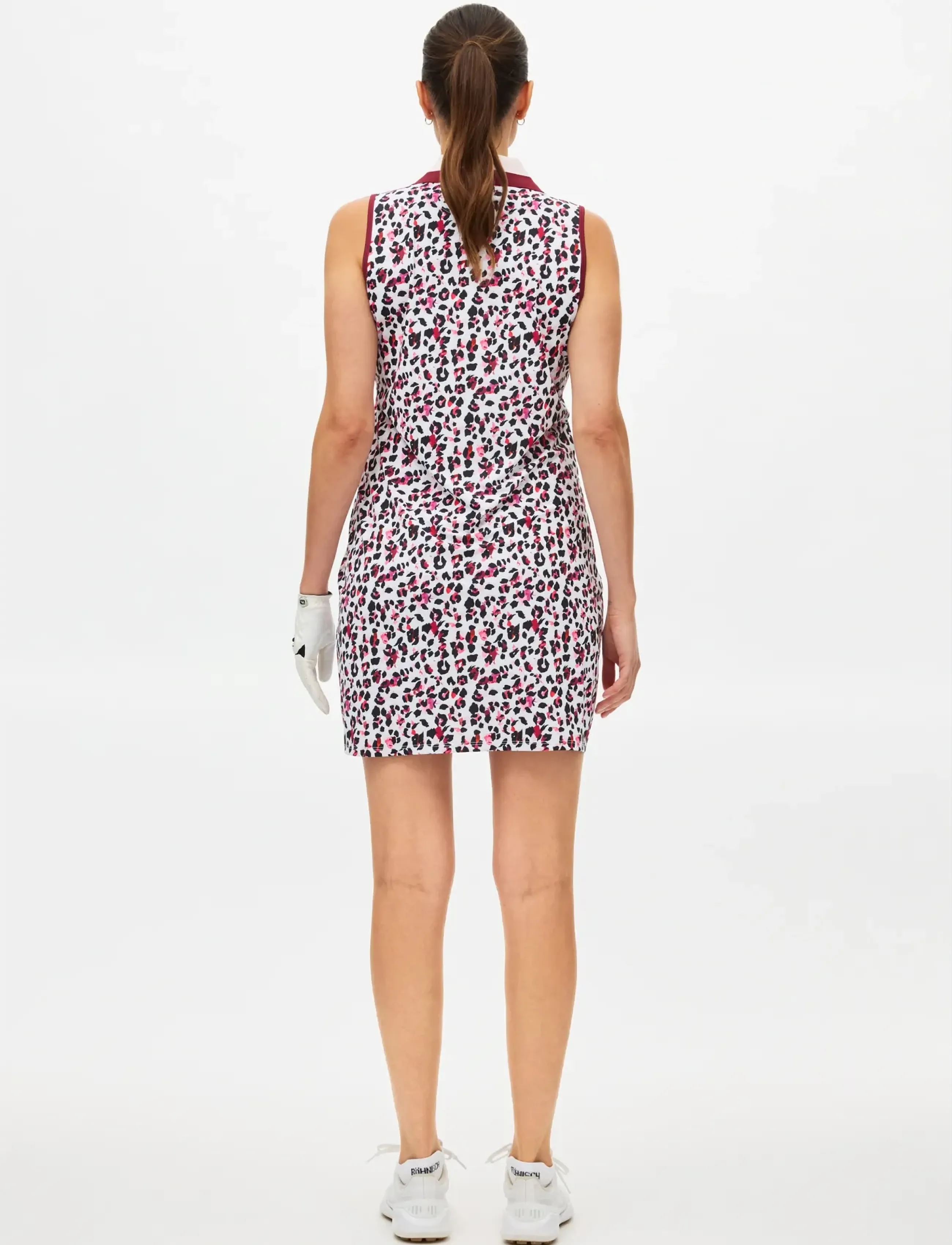 Röhnisch - Essential sleeveless dress - kleider & röcke - leo pink/beet - 3