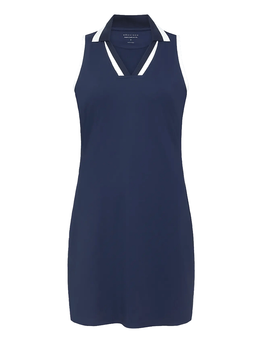 Röhnisch - Essential sleeveless dress - kleider & röcke - navy - 1