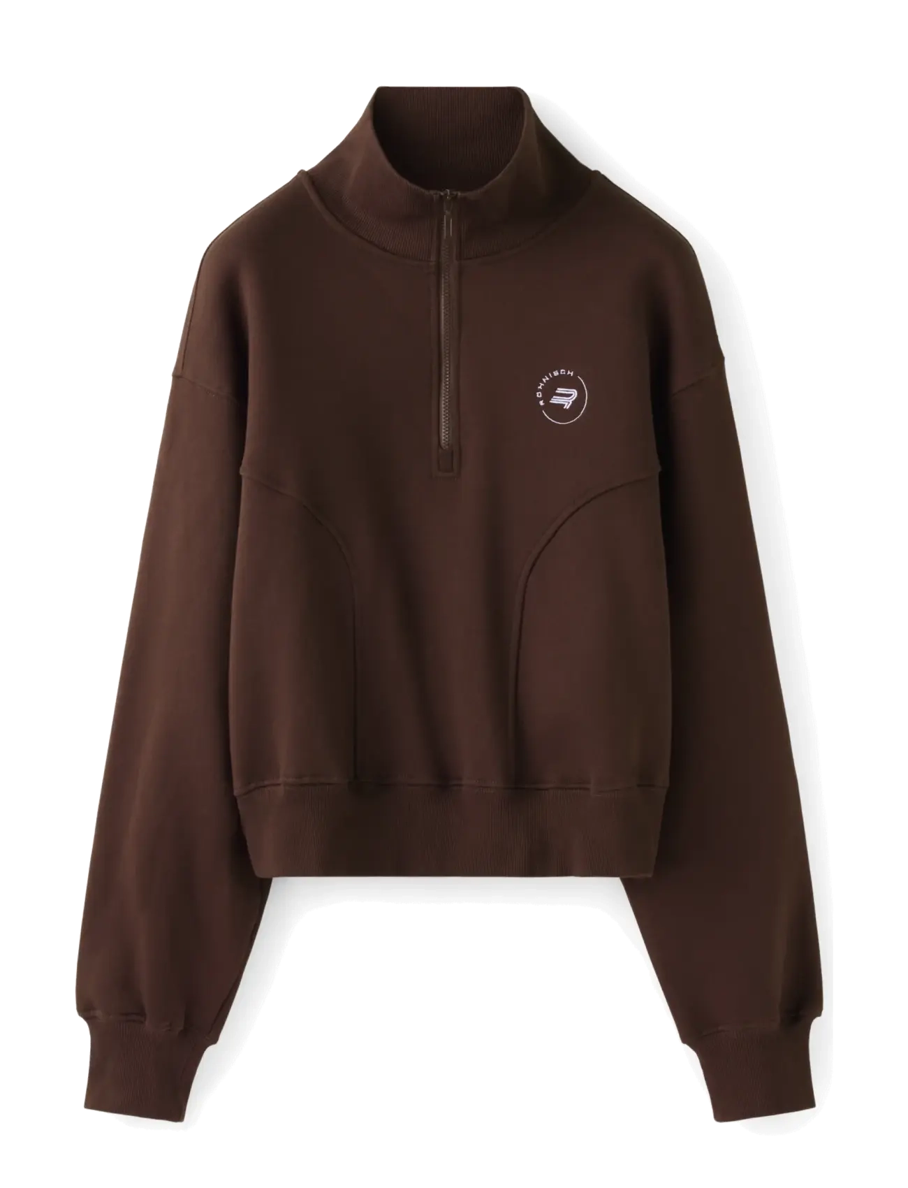 Röhnisch Base Sweat Half Zip - Röhnisch - JAVA / brown