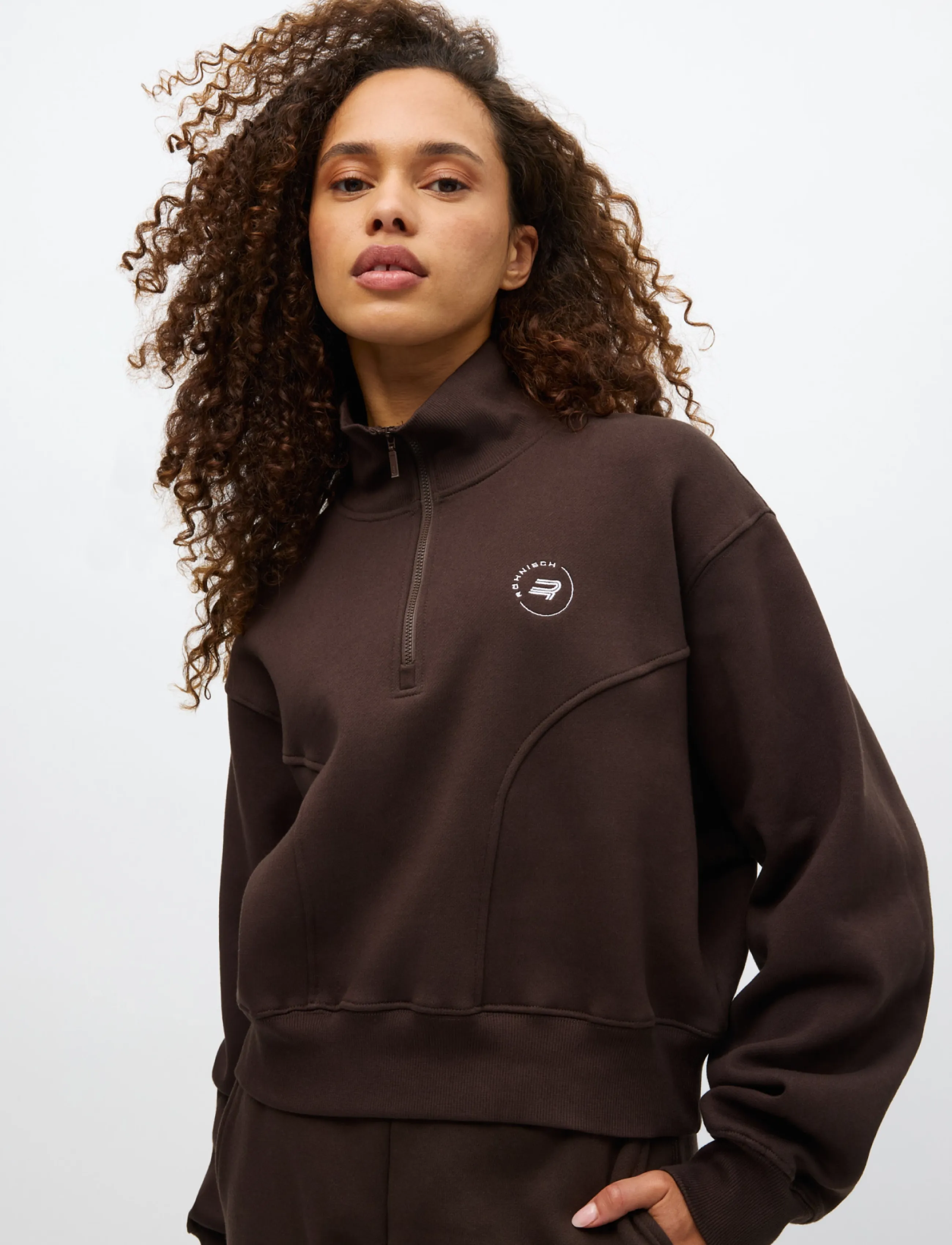 Röhnisch - Base Sweat Half Zip - sweatshirts - java - 2
