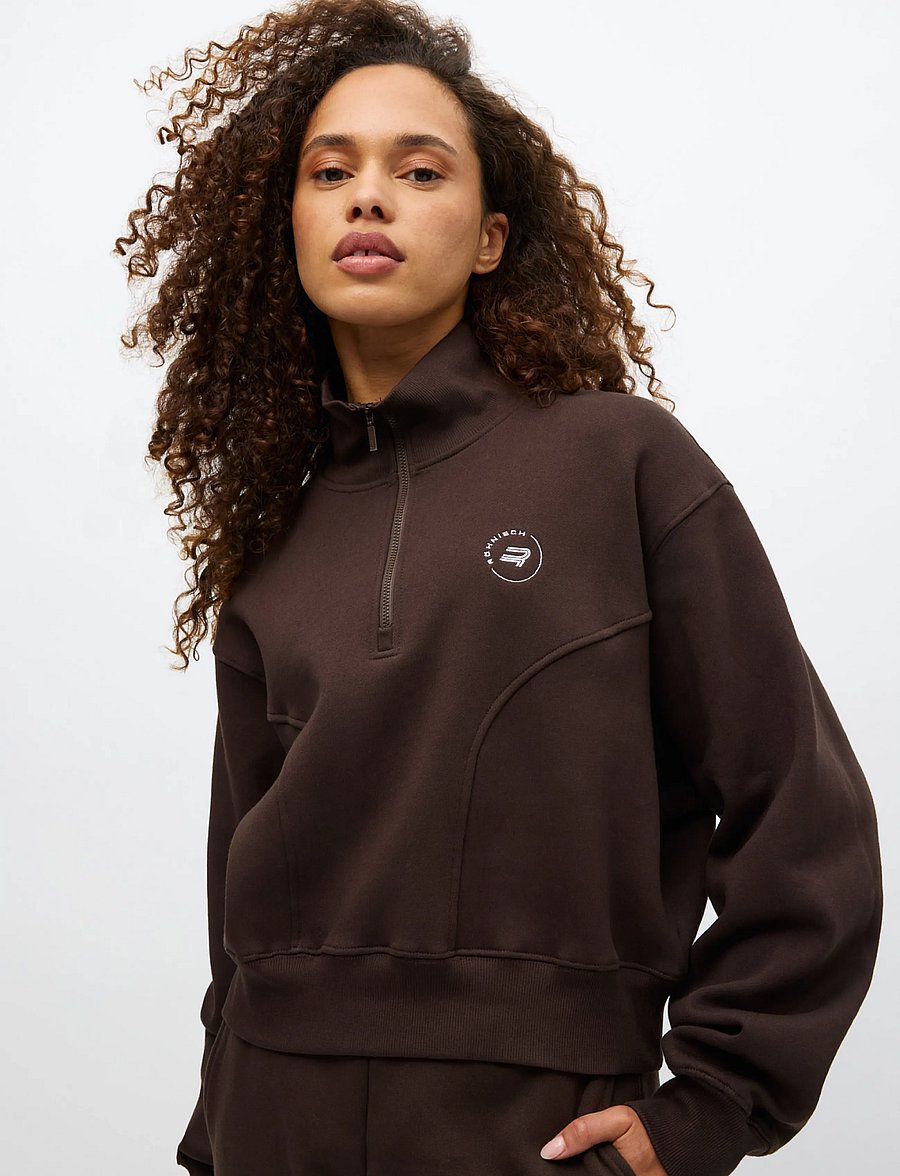 Röhnisch - Base Sweat Half Zip - sweatshirts - java - 2