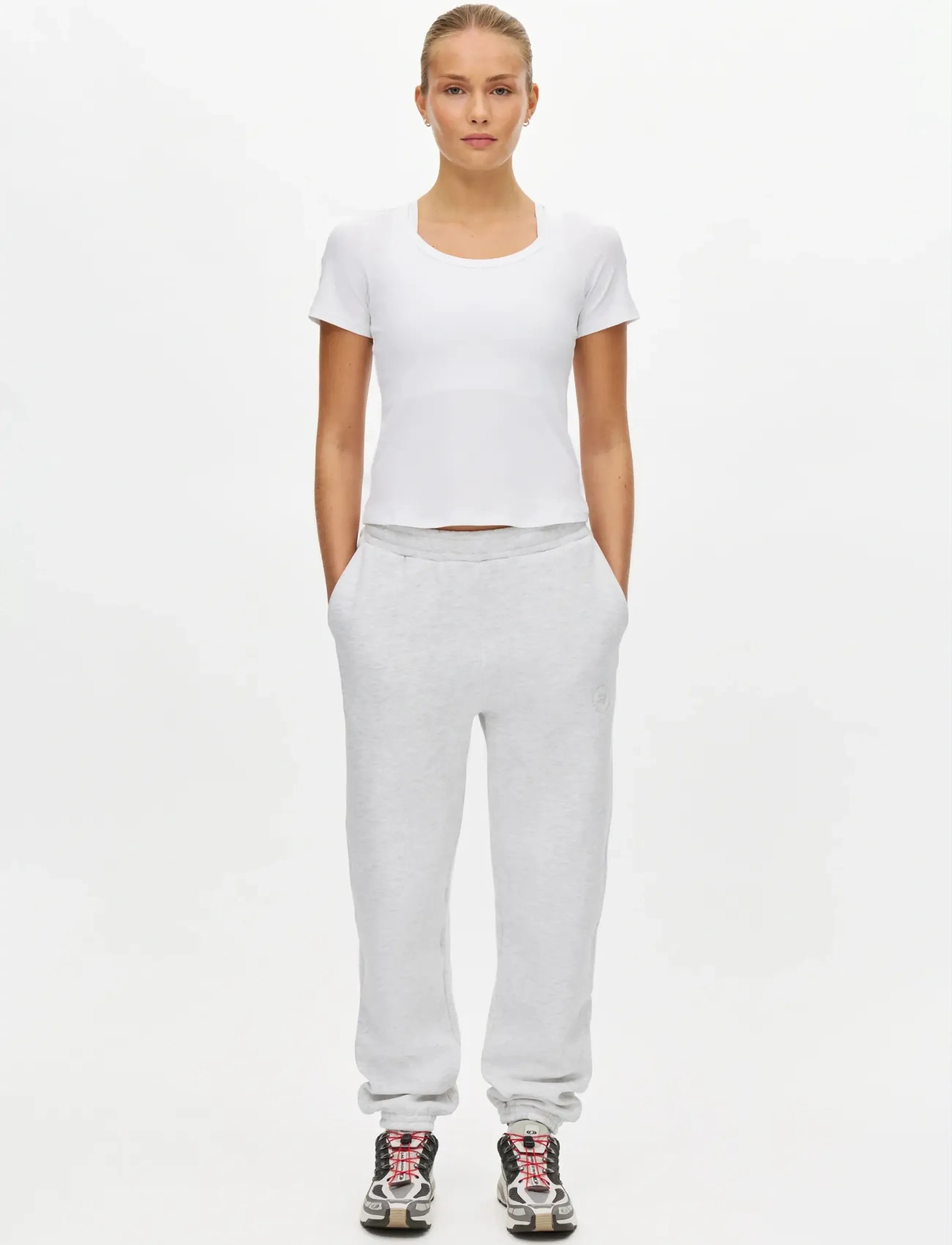Röhnisch Base Sweatpants, L, Grey, Sport Pants > Sport Sweatpants, Dame