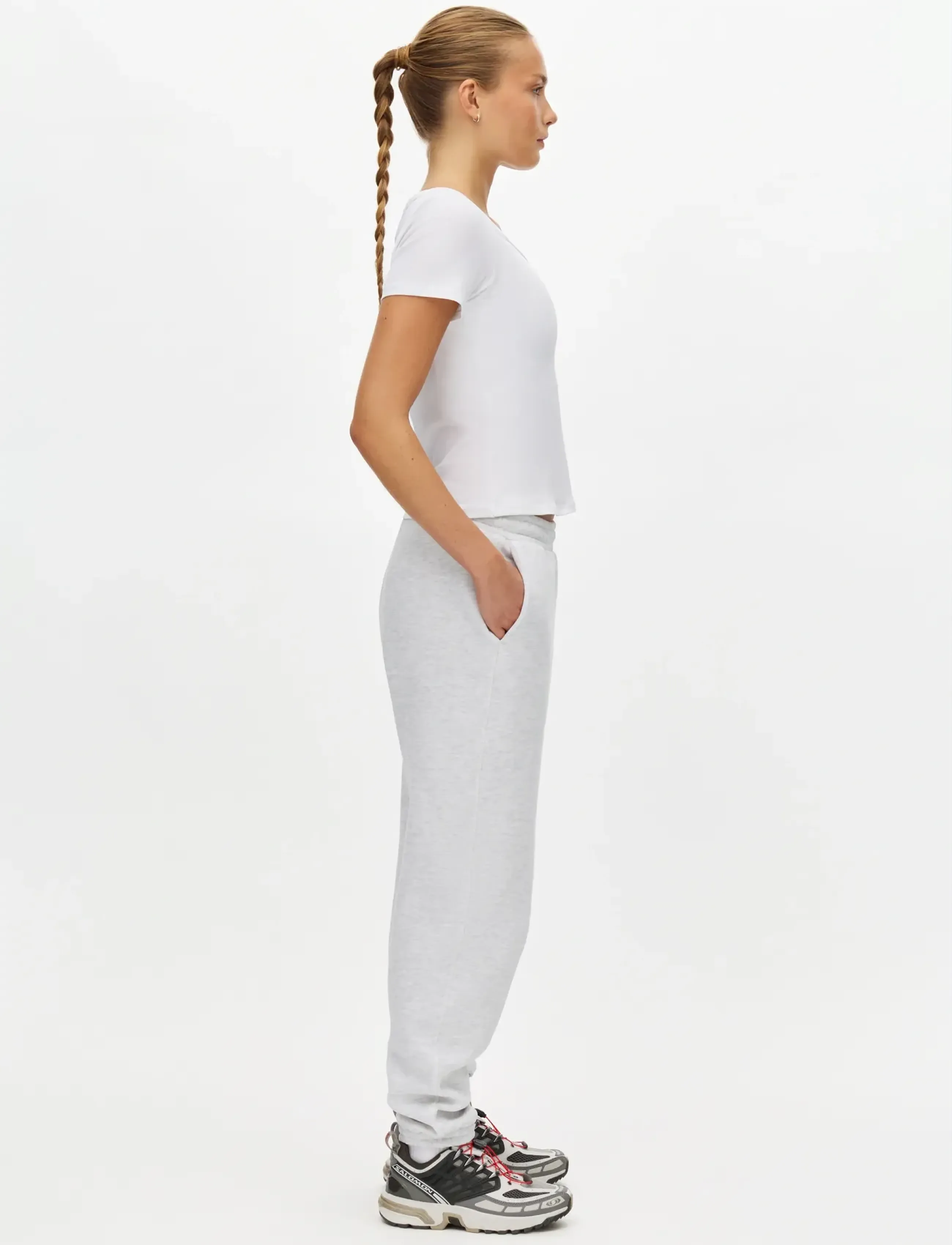 Röhnisch - Base Sweatpants - treeningpüksid - light grey melange - 4
