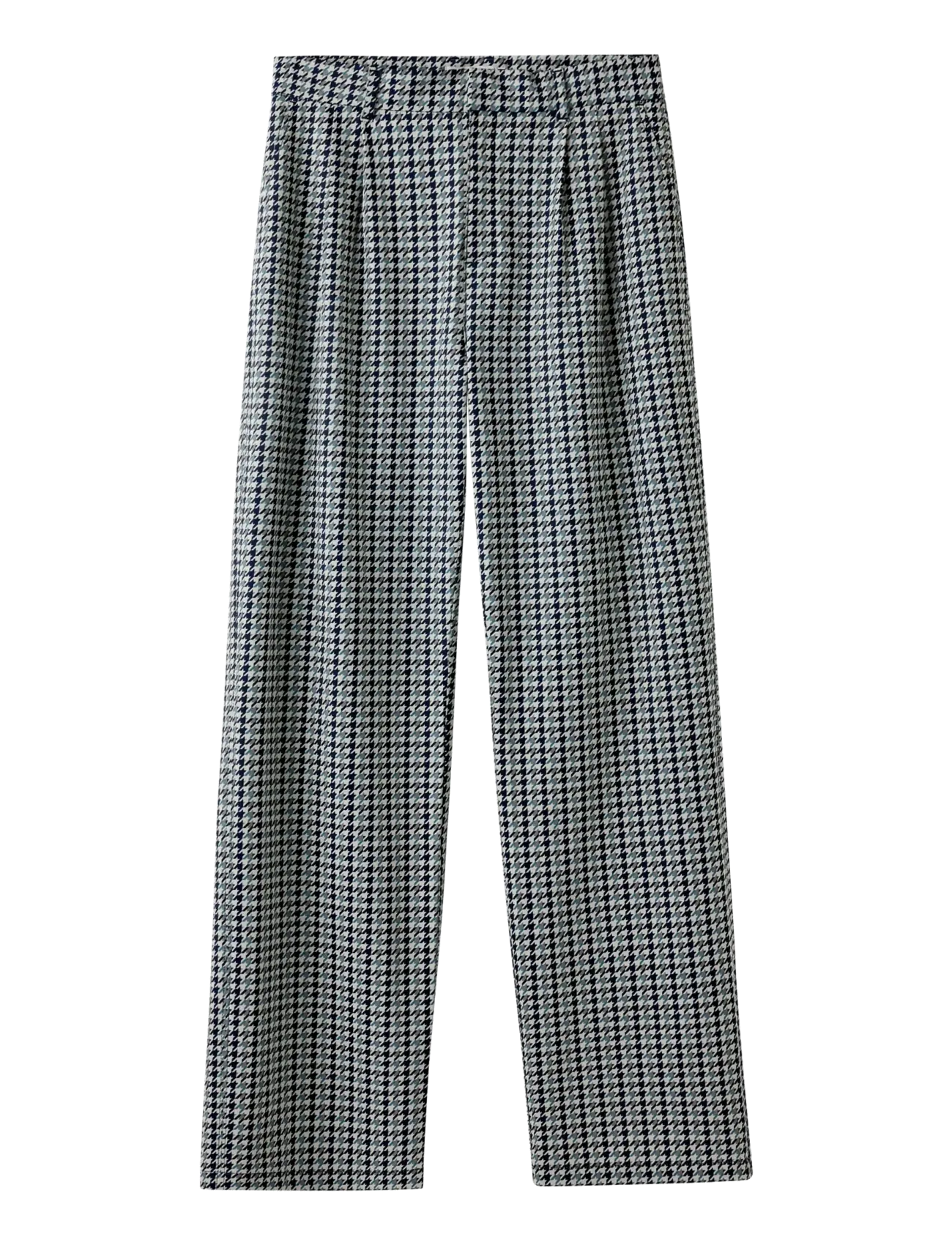 NAVY HOUNDSTOOTH