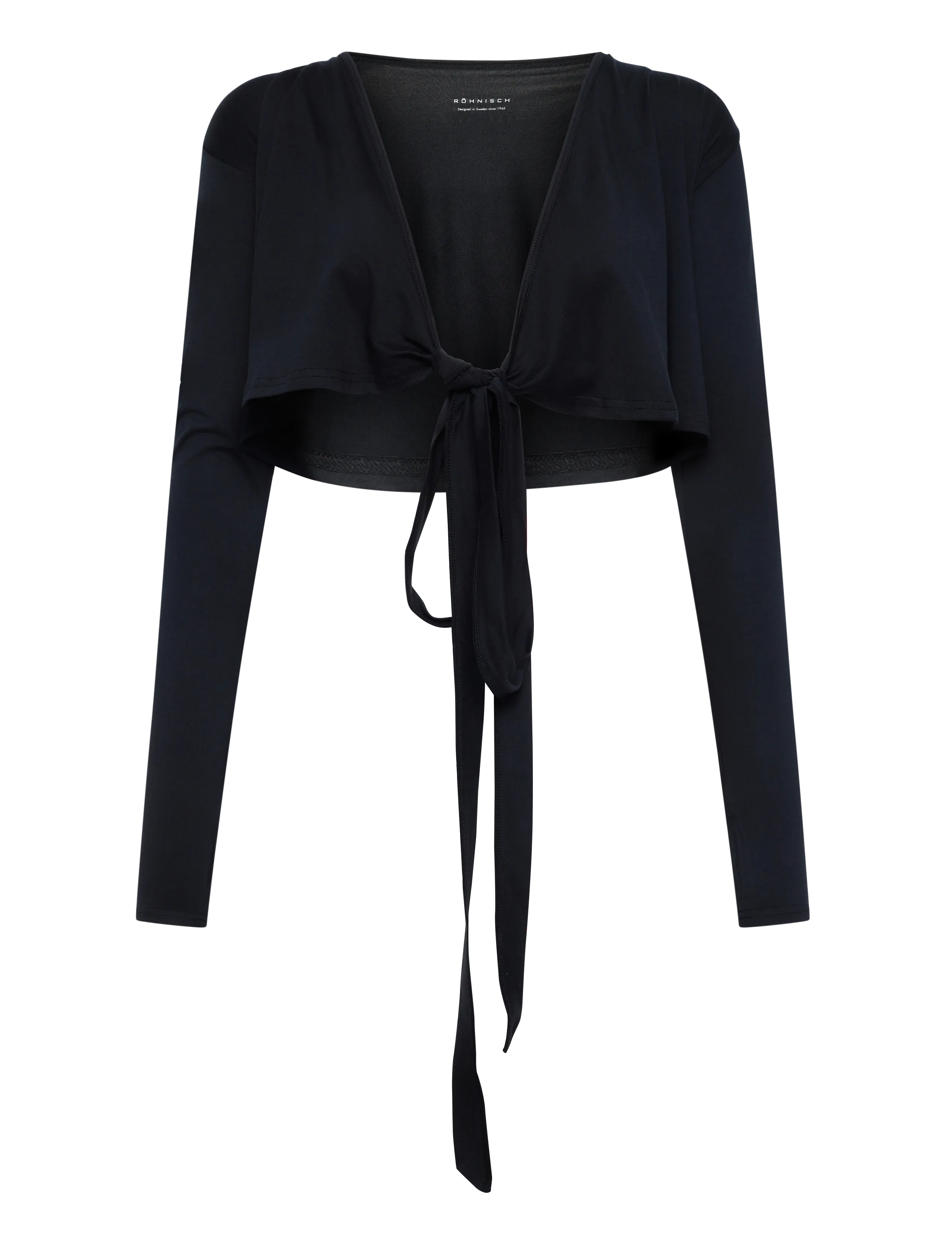 Röhnisch Smoothflex Wrap Top - Kläder - BLACK / black