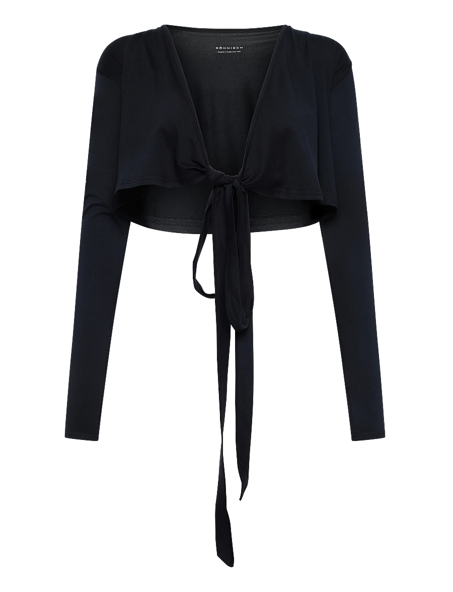 Röhnisch - Smoothflex Wrap Top - crop-tops - black - 1