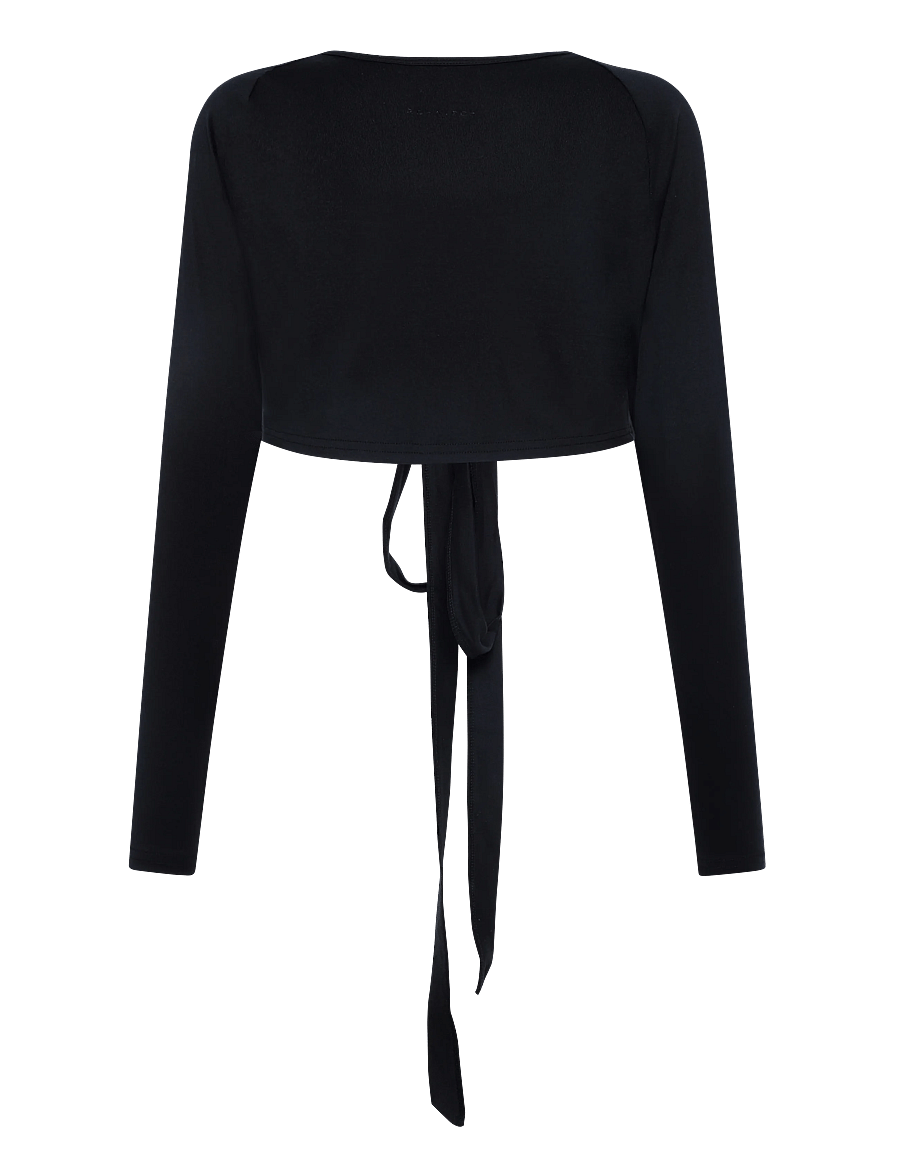 Röhnisch - Smoothflex Wrap Top - crop-tops - black - 2