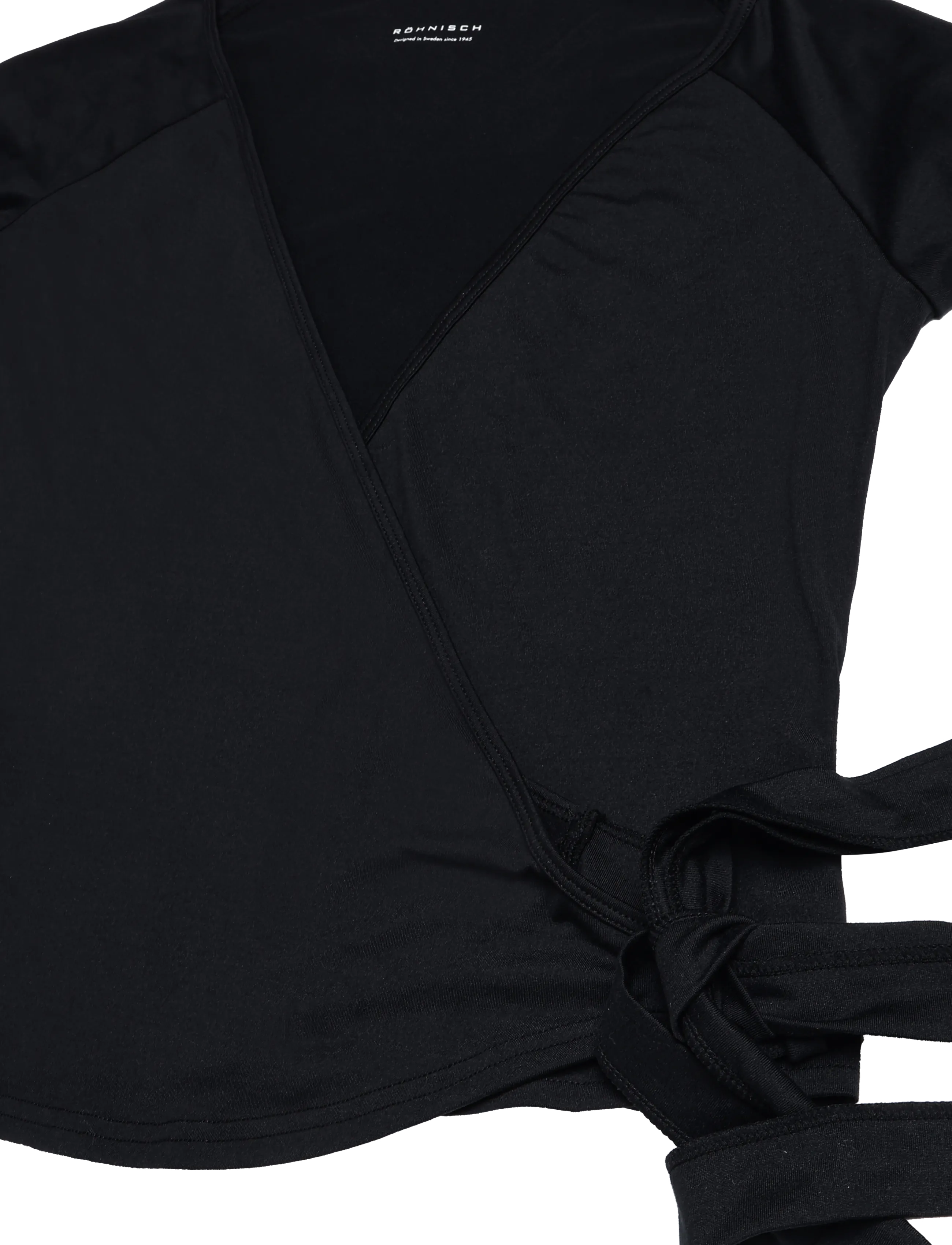 Röhnisch - Smoothflex Wrap Top - crop tops - black - 5