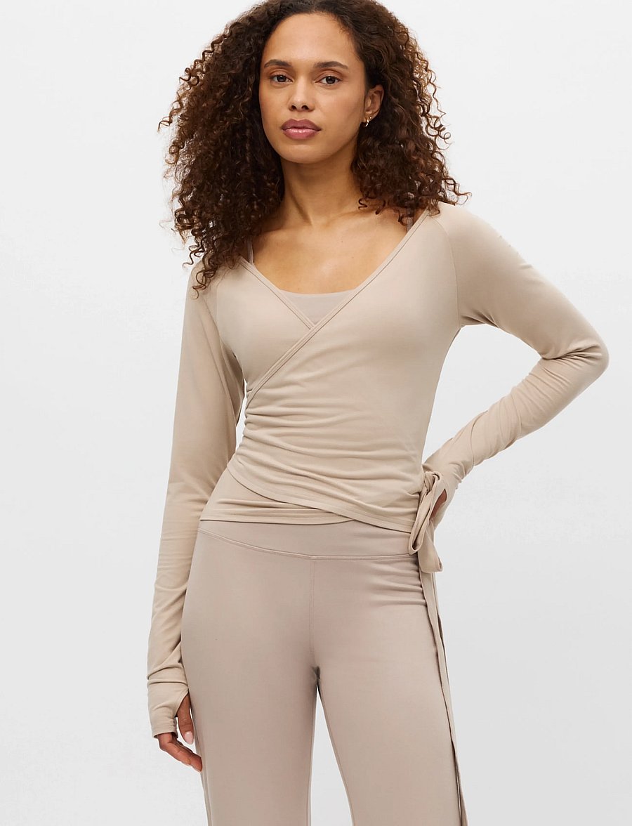 Röhnisch - Smoothflex Wrap Top - crop tops - string - 0