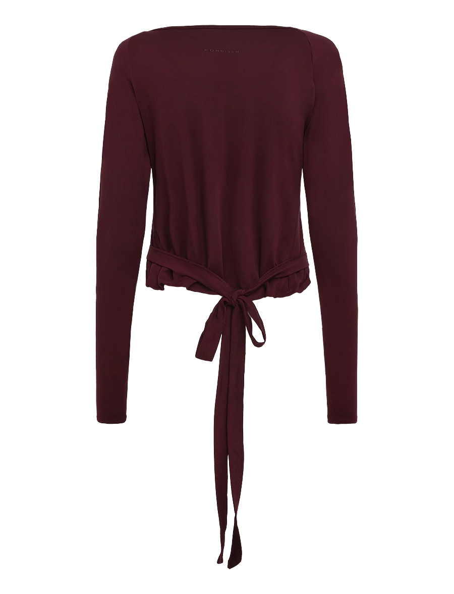 Röhnisch - Smoothflex Wrap Top - crop tops - winetasting - 2