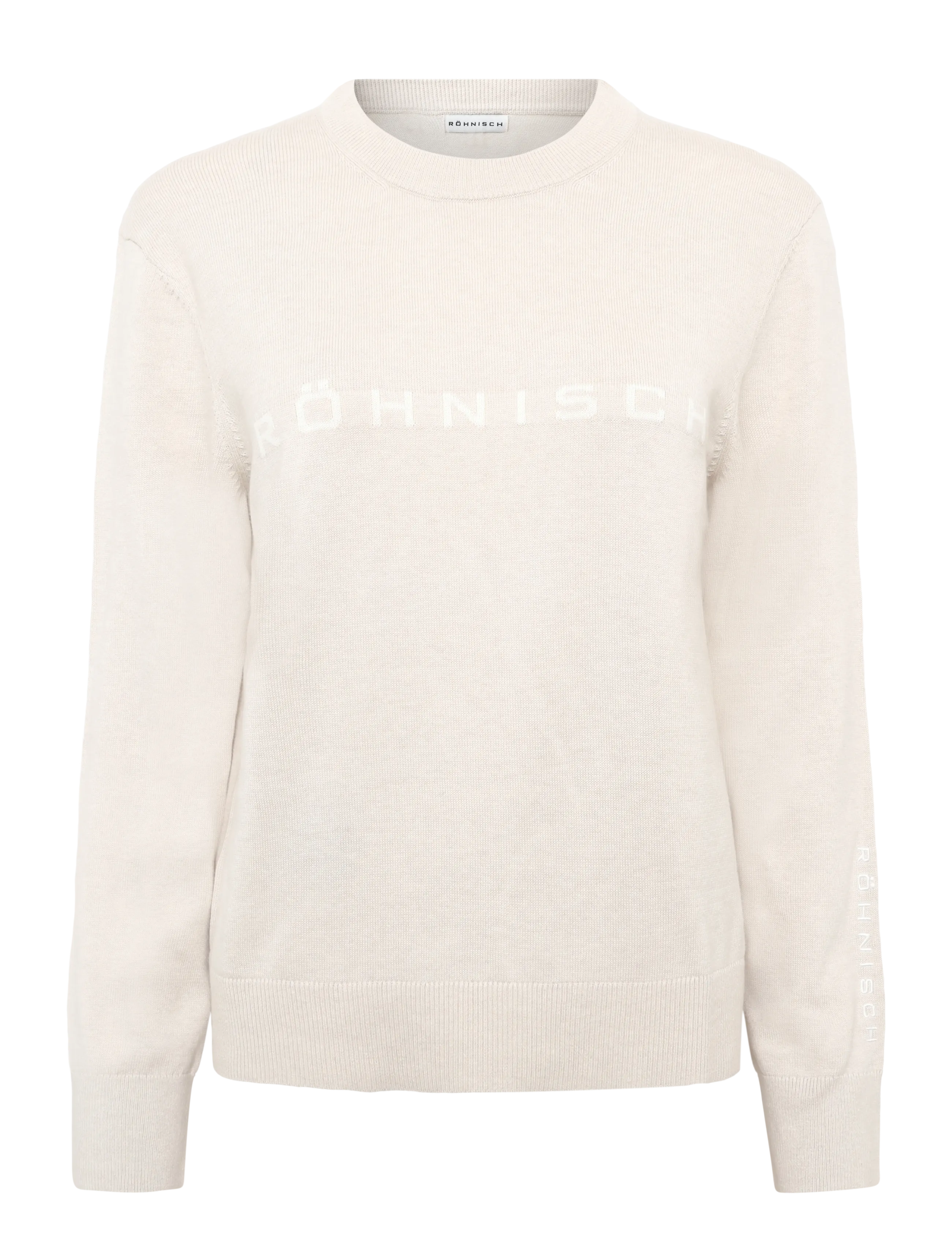 Röhnisch Team Crewneck - Golf - OATMEAL / beige