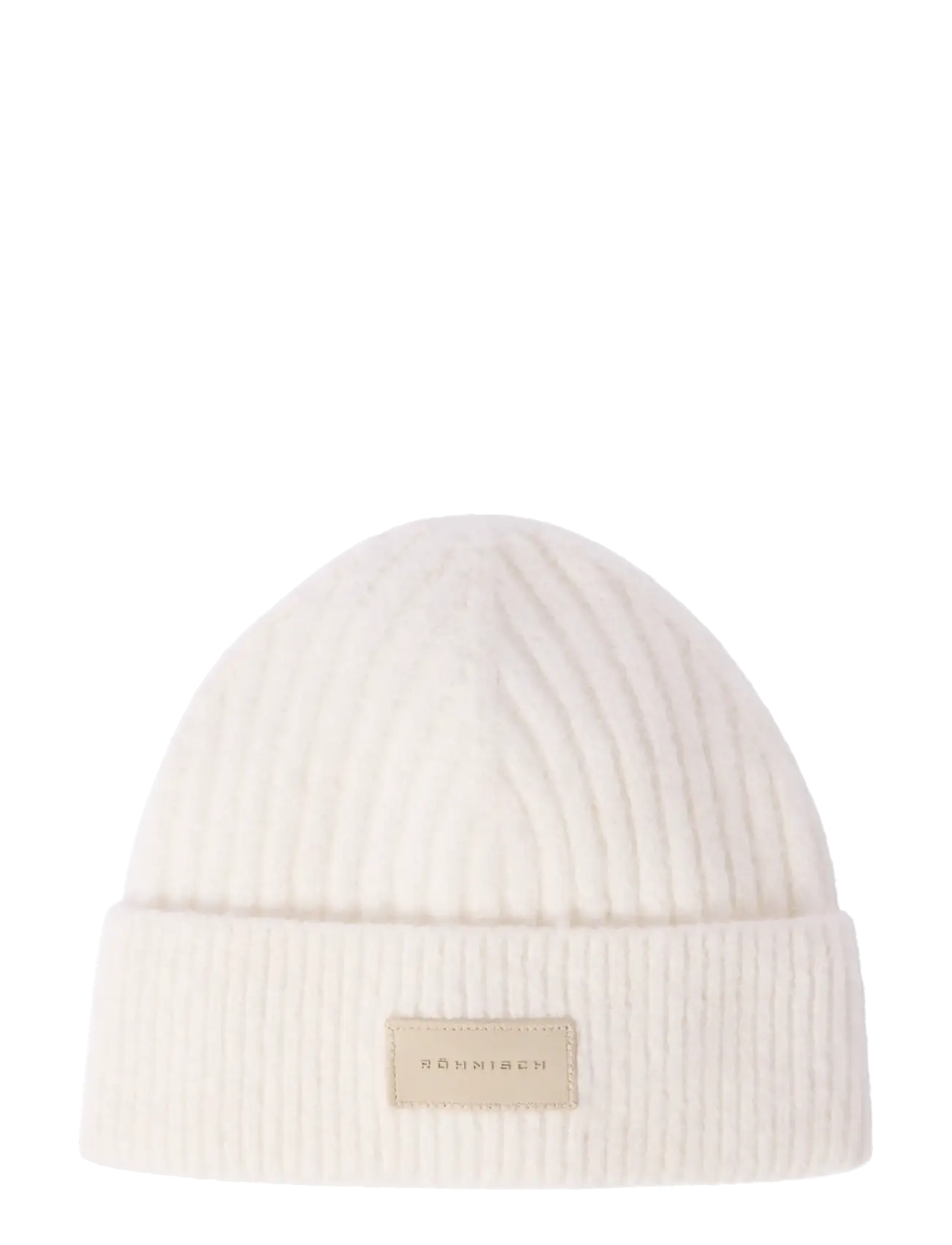 Röhnisch Logo Rib Beanie - Bestsellere Sport - OATMEAL / cream