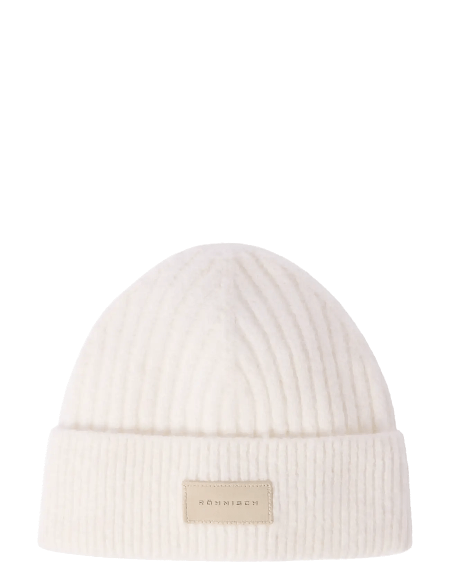 Röhnisch - Logo Rib Beanie - mutsen - oatmeal - 1