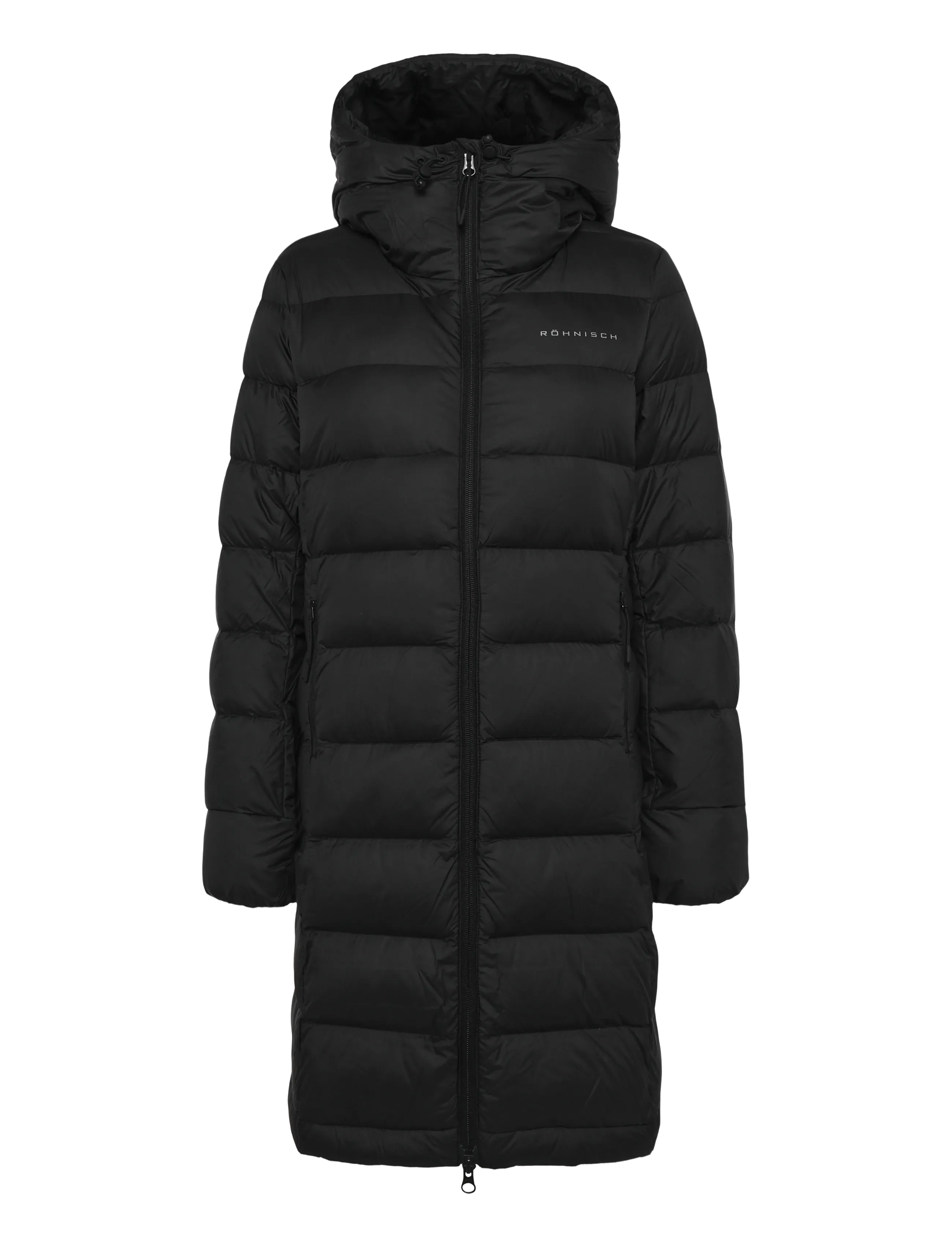 Röhnisch Nano Down Mid Coat - Sportjackor - BLACK / black