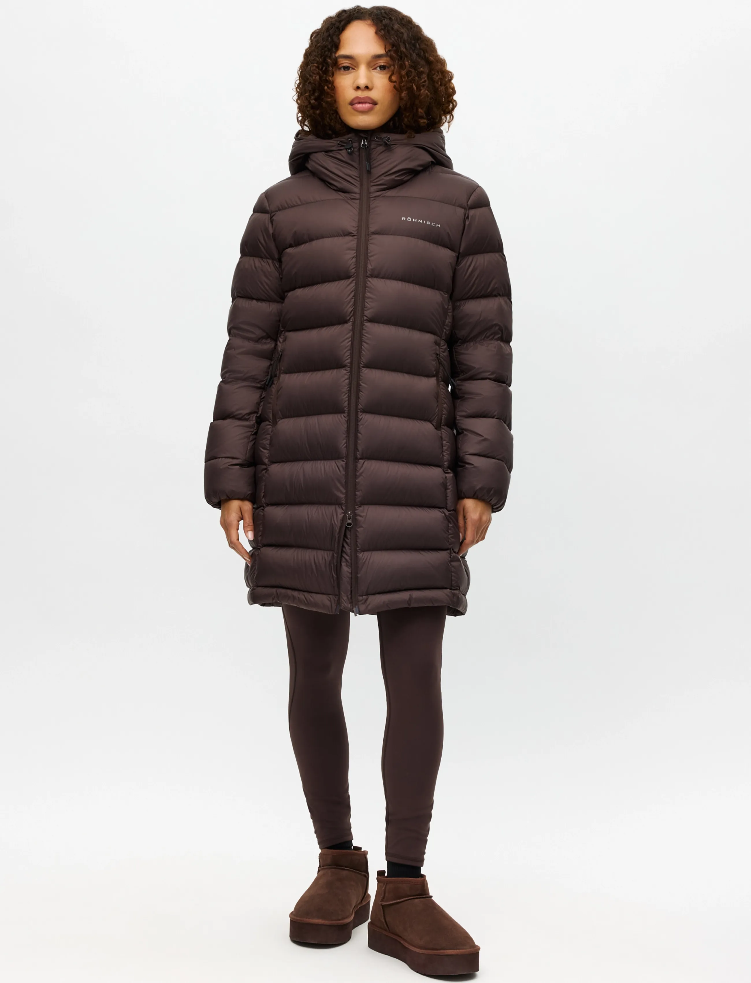 Röhnisch - Nano Down Mid Coat - dunjackor - java - 2