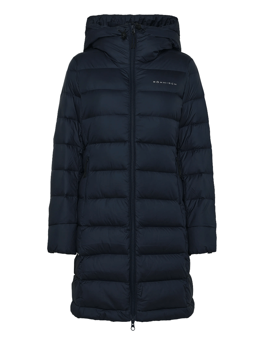 Röhnisch - Nano Down Mid Coat - dunjakker - navy - 0
