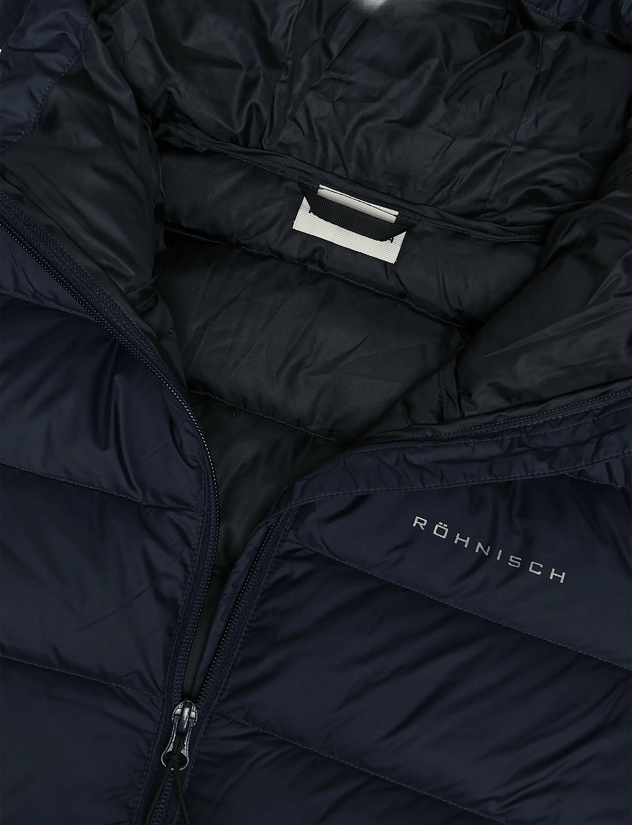 Röhnisch - Nano Down Mid Coat - dunjakker - navy - 2